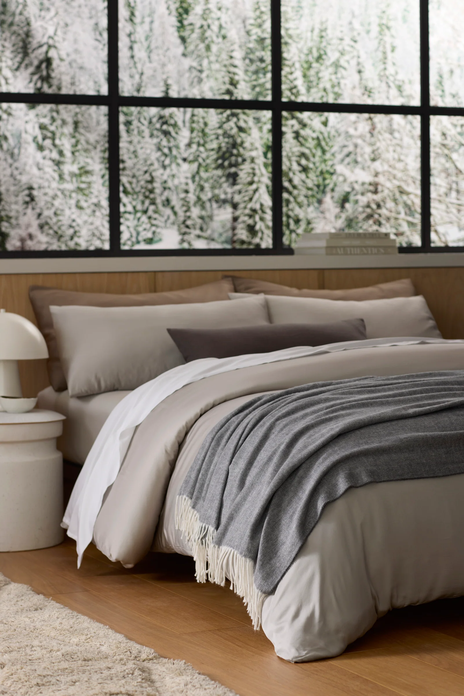 Bamboo Herringbone Tassel Throw - Image 10