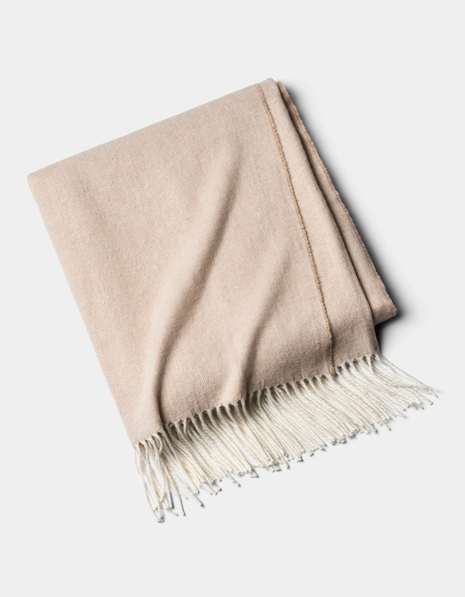 Bamboo Herringbone Tassel Throw - Image 11