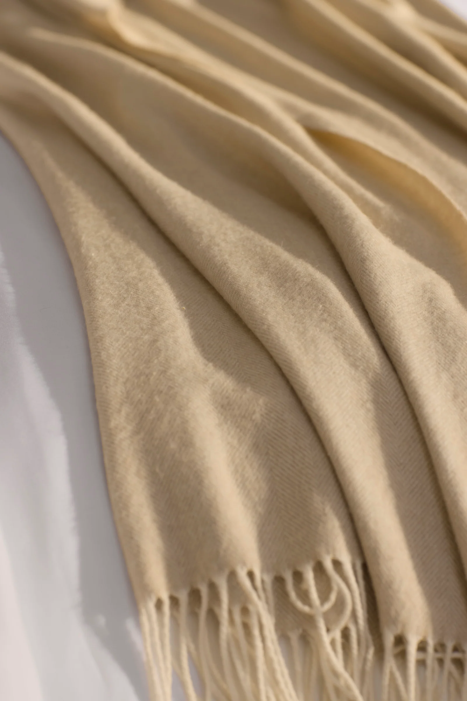Bamboo Herringbone Tassel Throw - Image 14