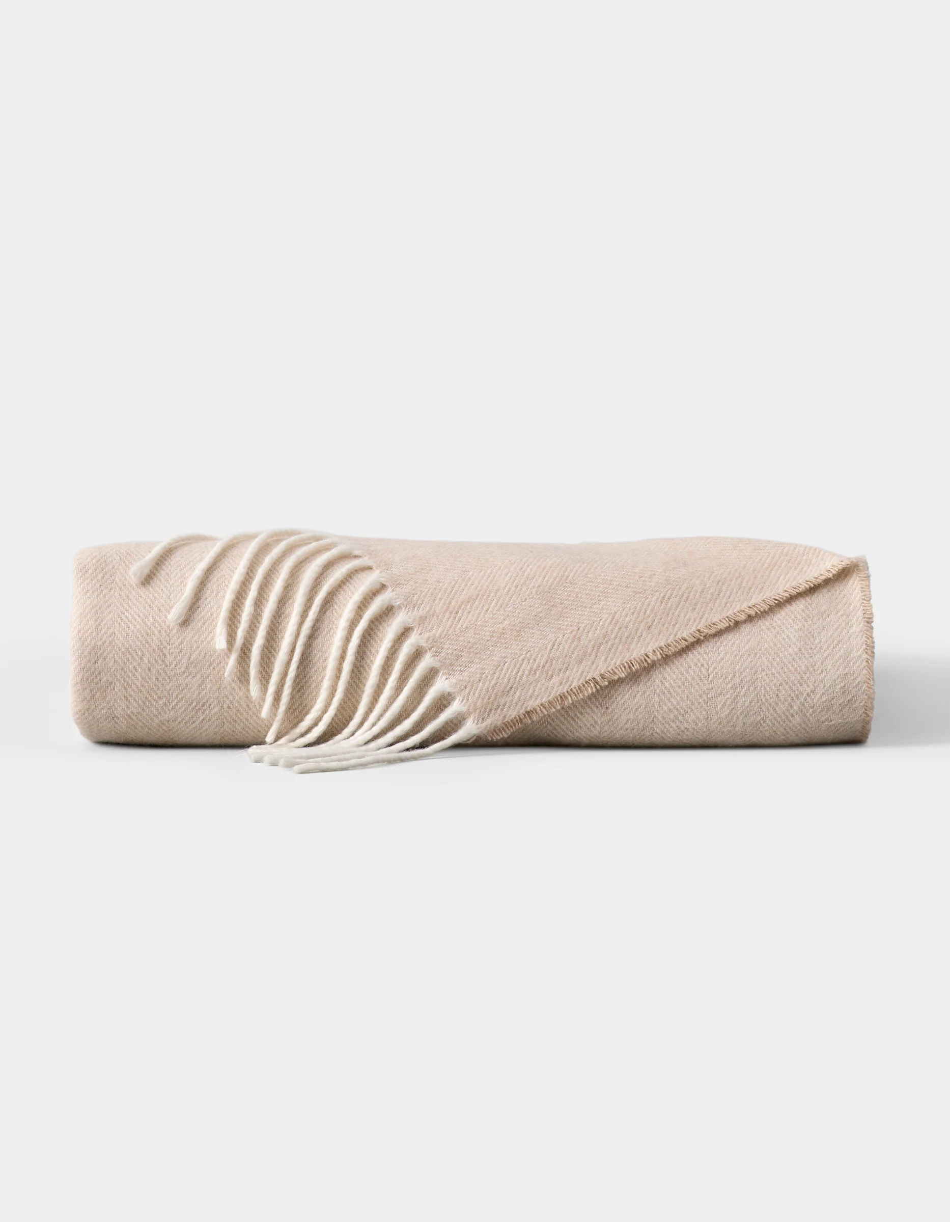 Bamboo Herringbone Tassel Throw - Image 15