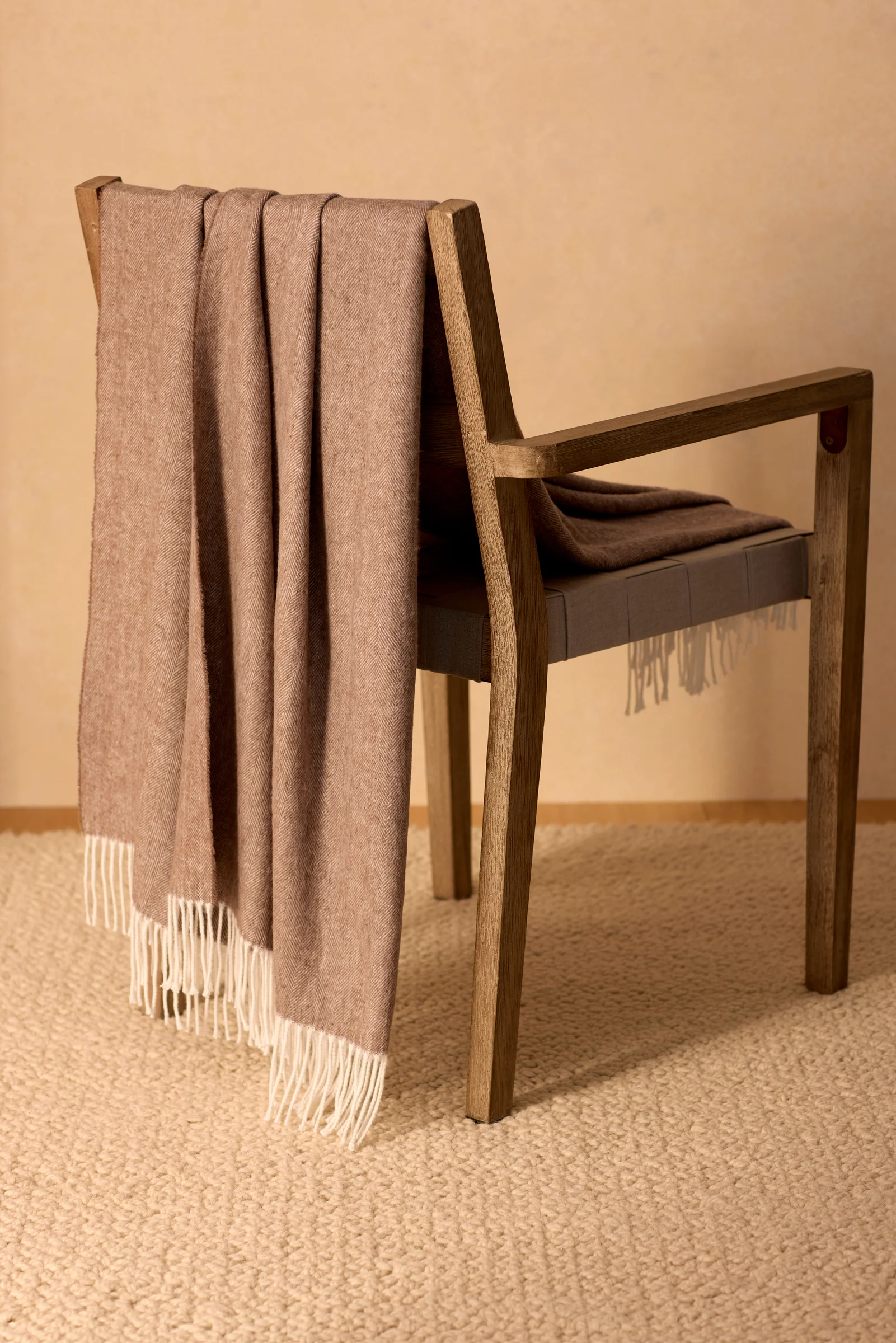 Bamboo Herringbone Tassel Throw - Image 17