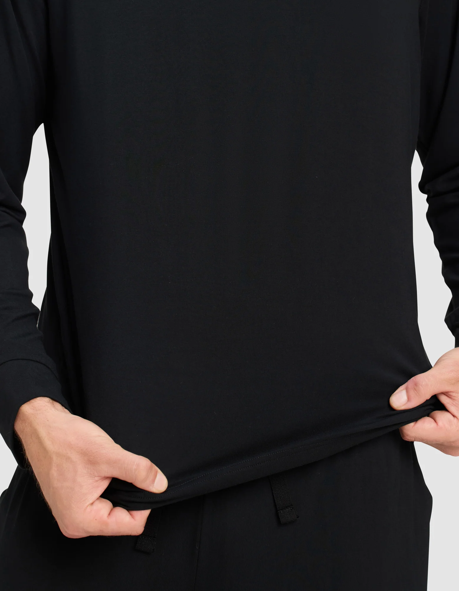Men's Bamboo Stretch-Knit Long Sleeve Pajama Top - Image 9