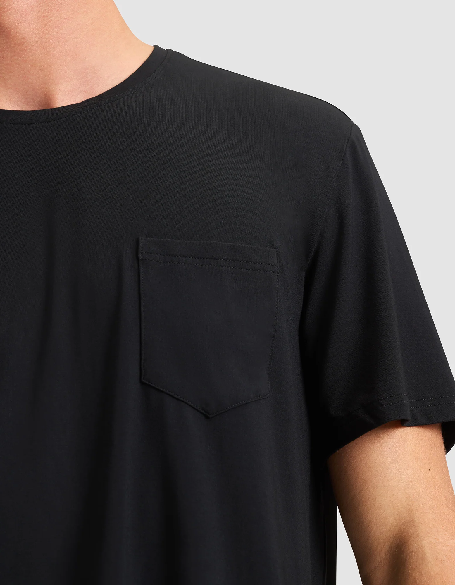 Men's Bamboo Stretch-Knit Short Sleeve Pajama Tee - Image 16