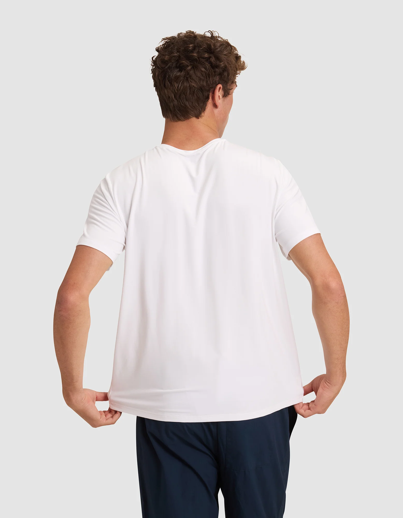 Men's Bamboo Stretch-Knit Short Sleeve Pajama Tee - Image 19