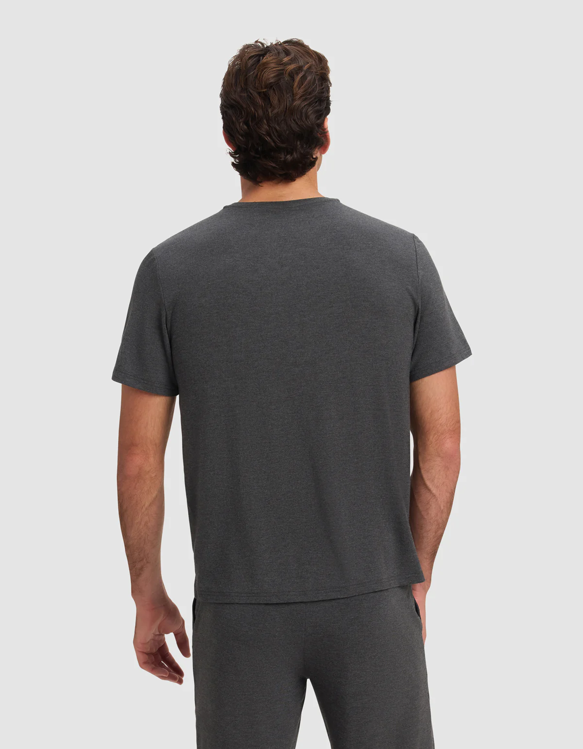 Men's Bamboo Stretch-Knit Short Sleeve Pajama Tee - Image 5