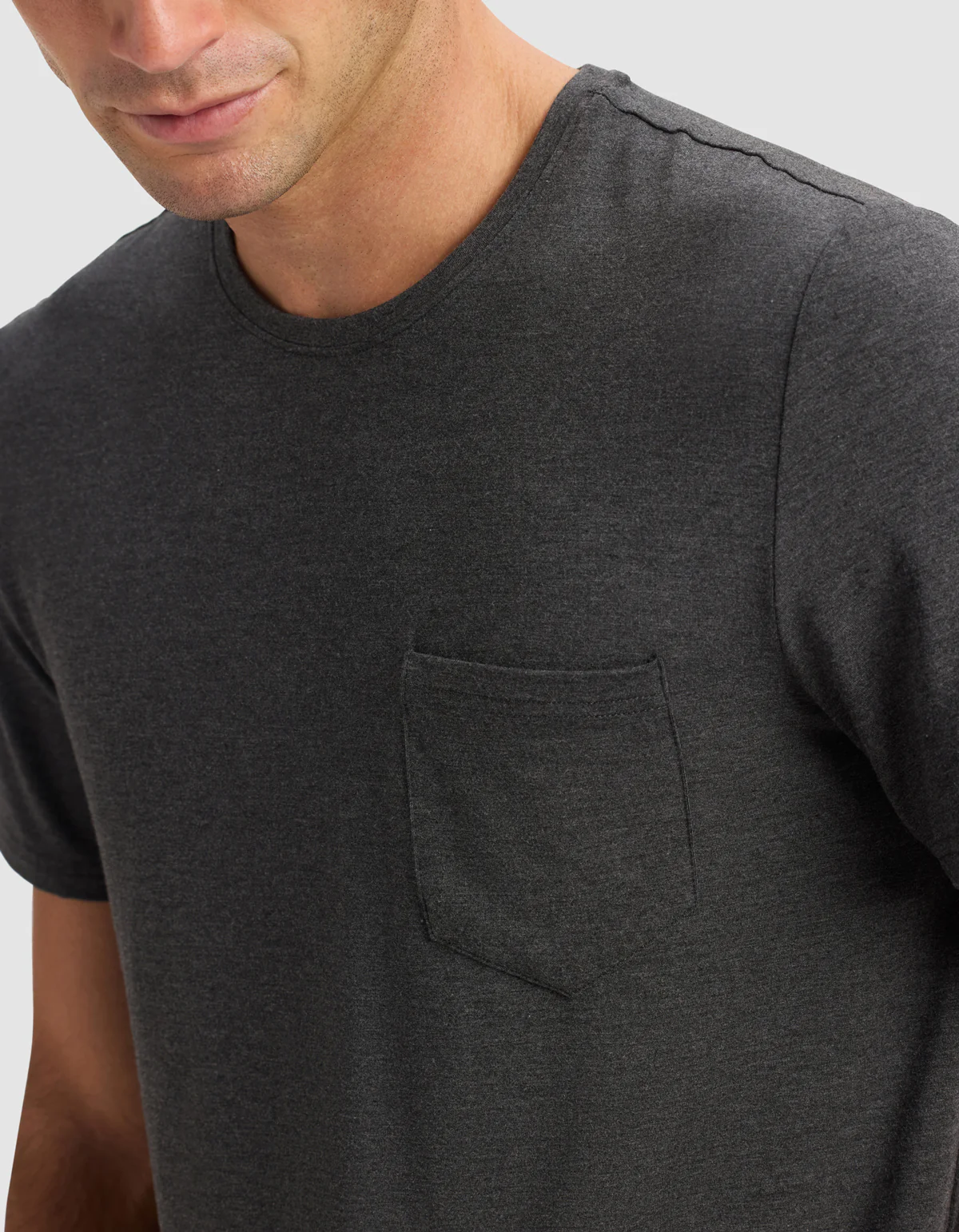 Men's Bamboo Stretch-Knit Short Sleeve Pajama Tee - Image 6