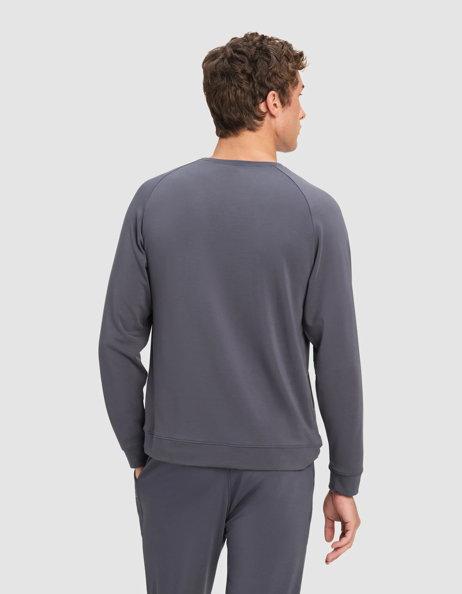 Men's Brushed Bamboo Pullover Crew - Image 12