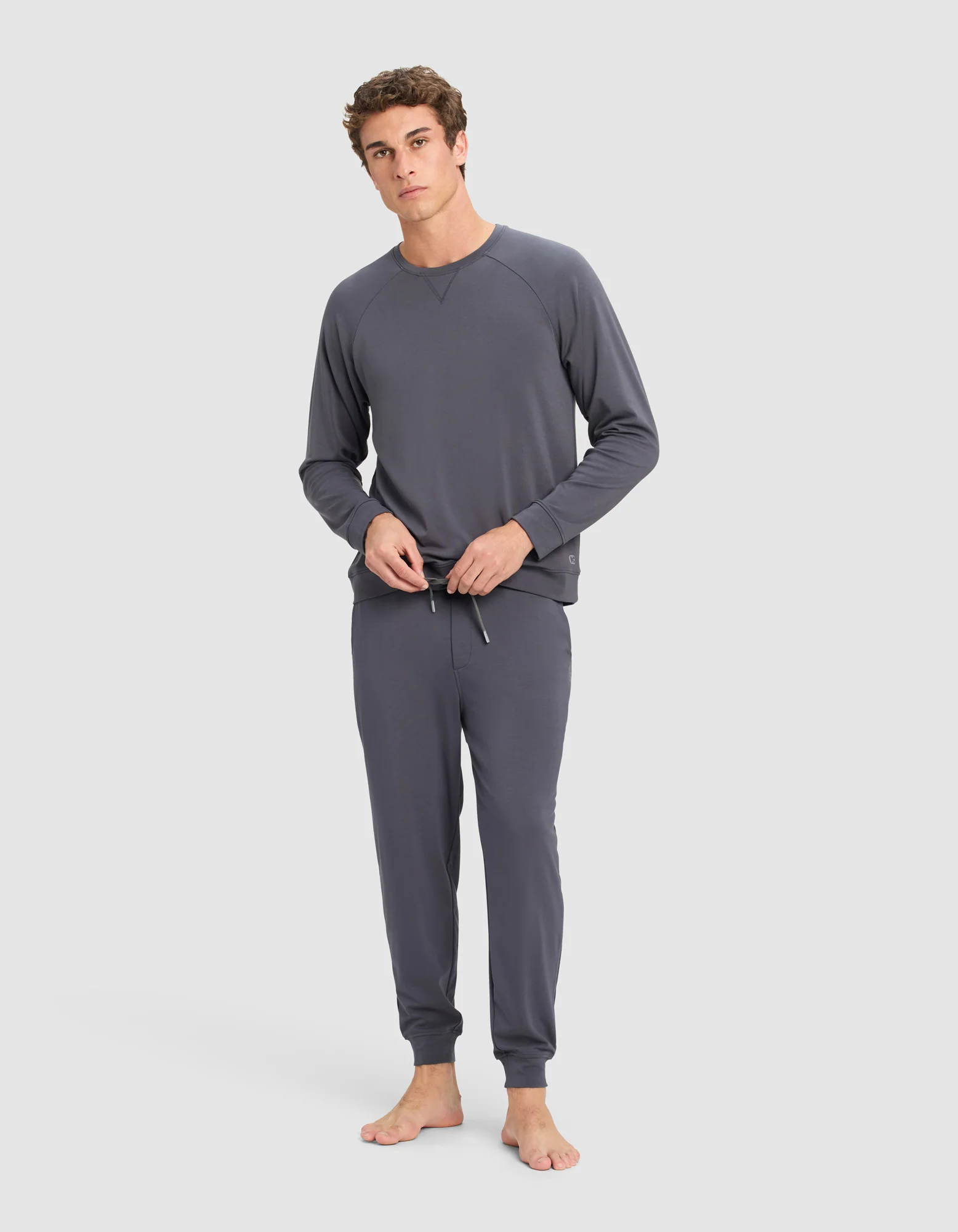 Men's Brushed Bamboo Pullover Crew - Image 14