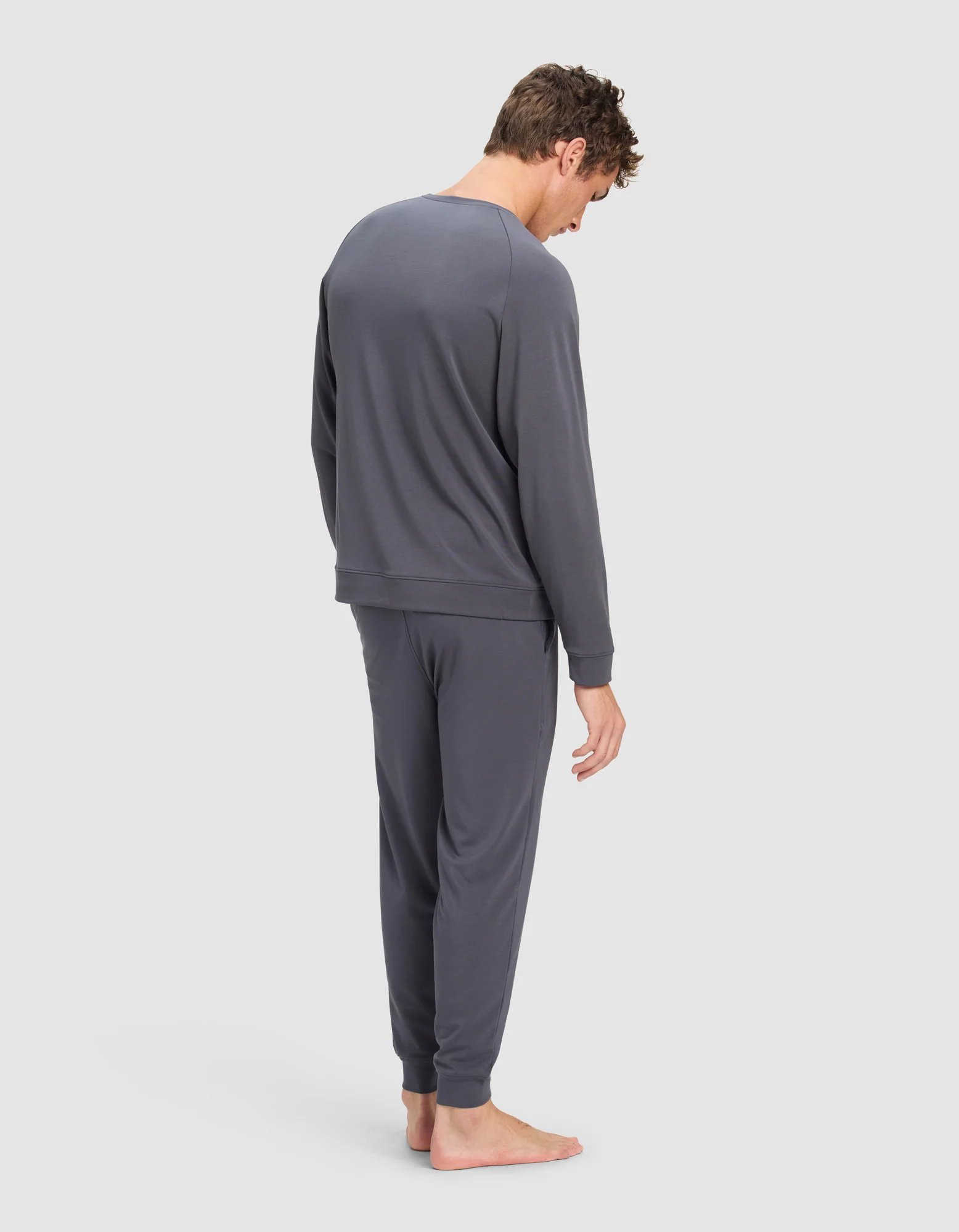 Men's Brushed Bamboo Pullover Crew - Image 15