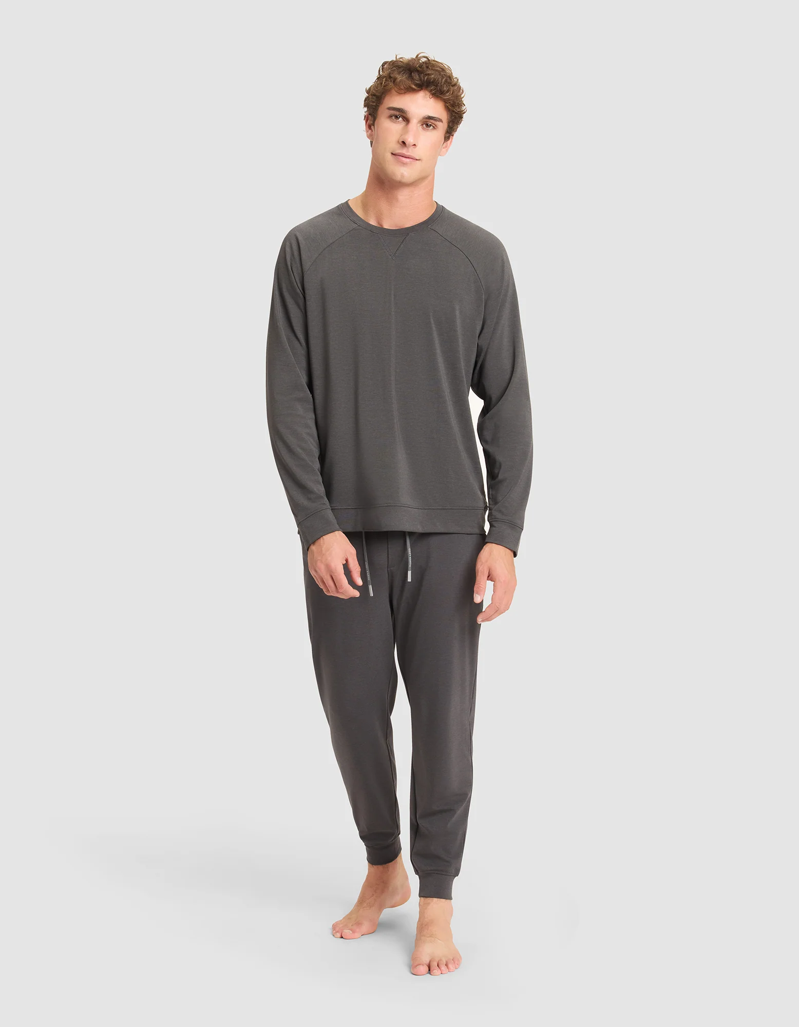Men's Brushed Bamboo Pullover Crew - Image 17