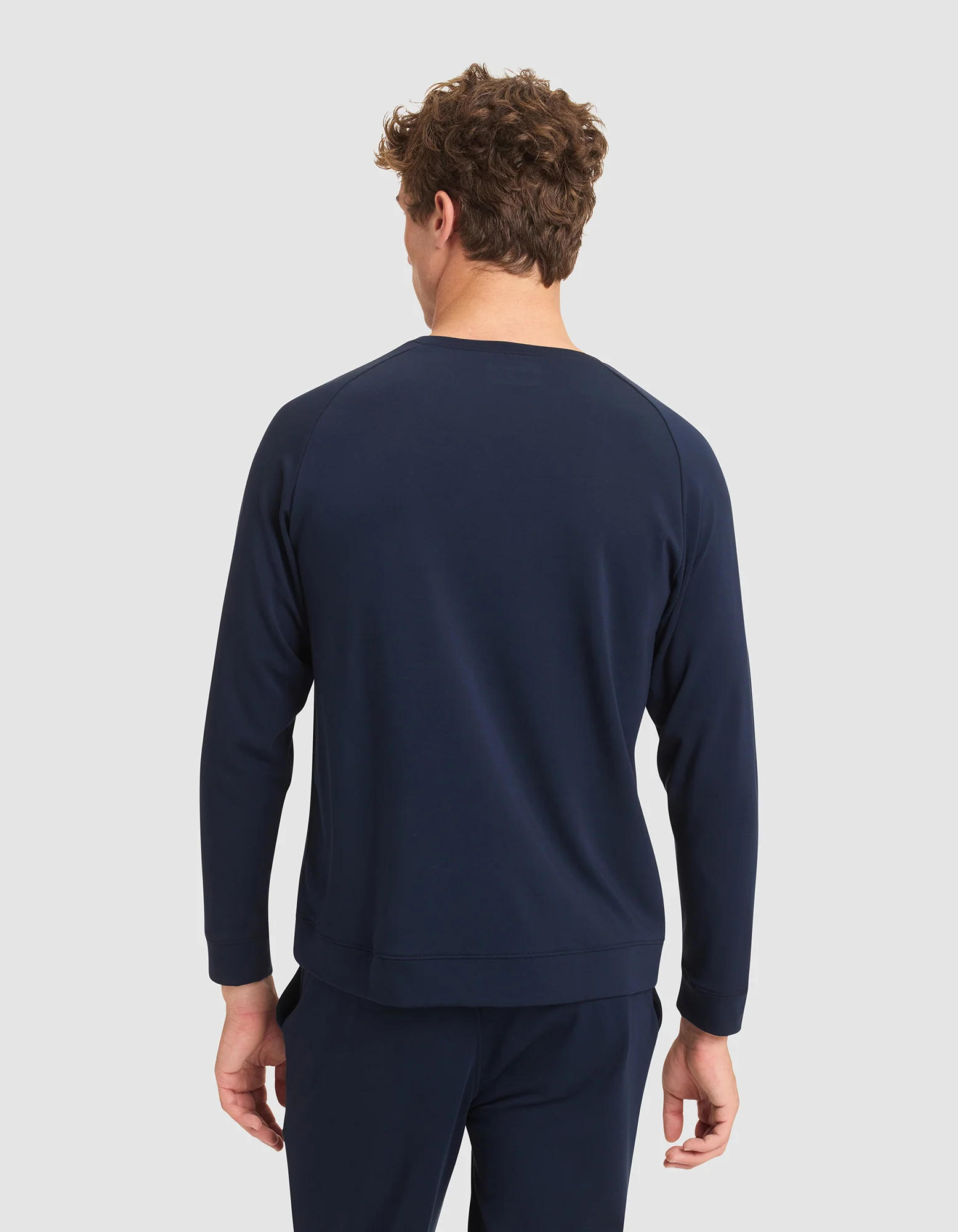 Men's Brushed Bamboo Pullover Crew - Image 21