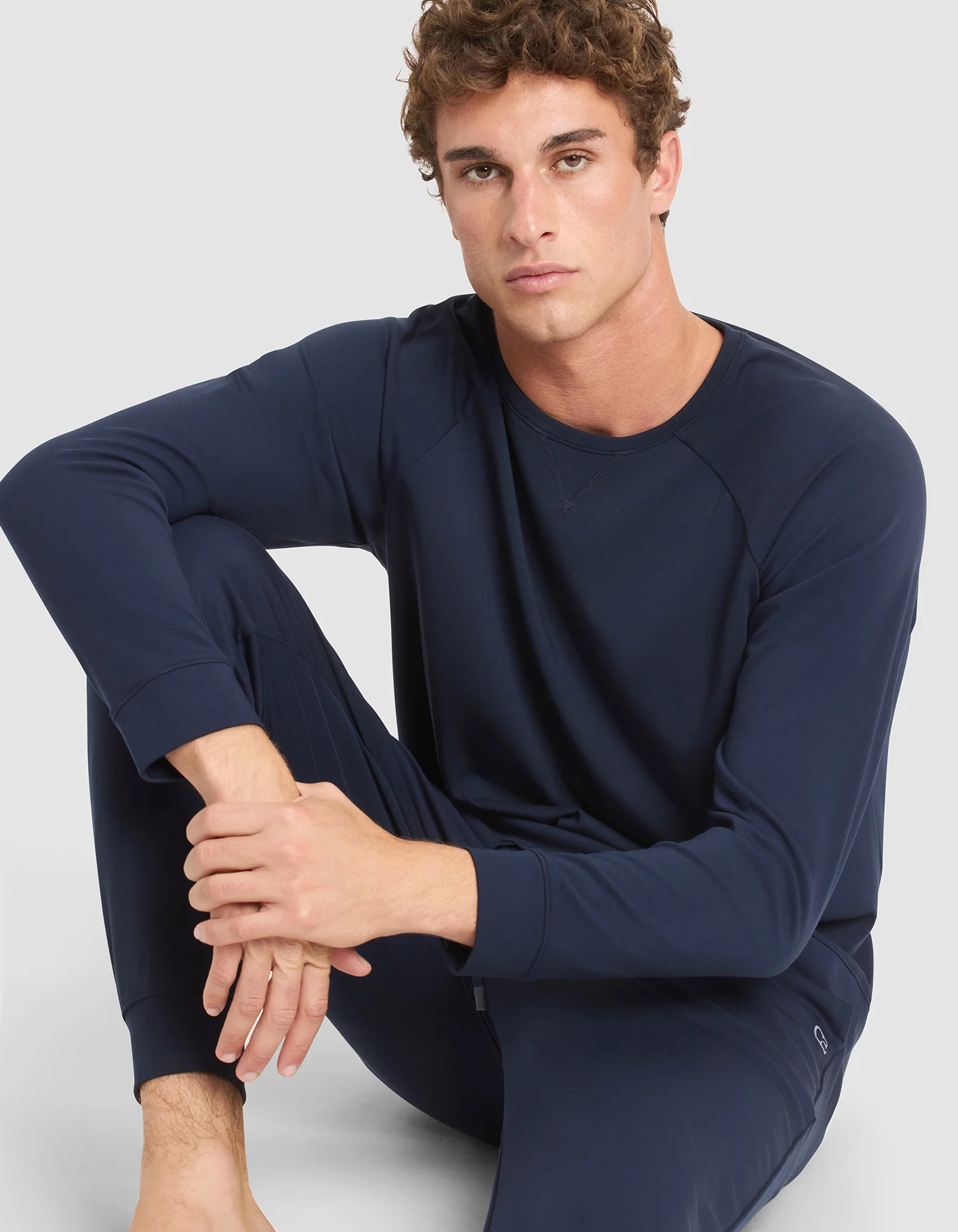 Men's Brushed Bamboo Pullover Crew - Image 22
