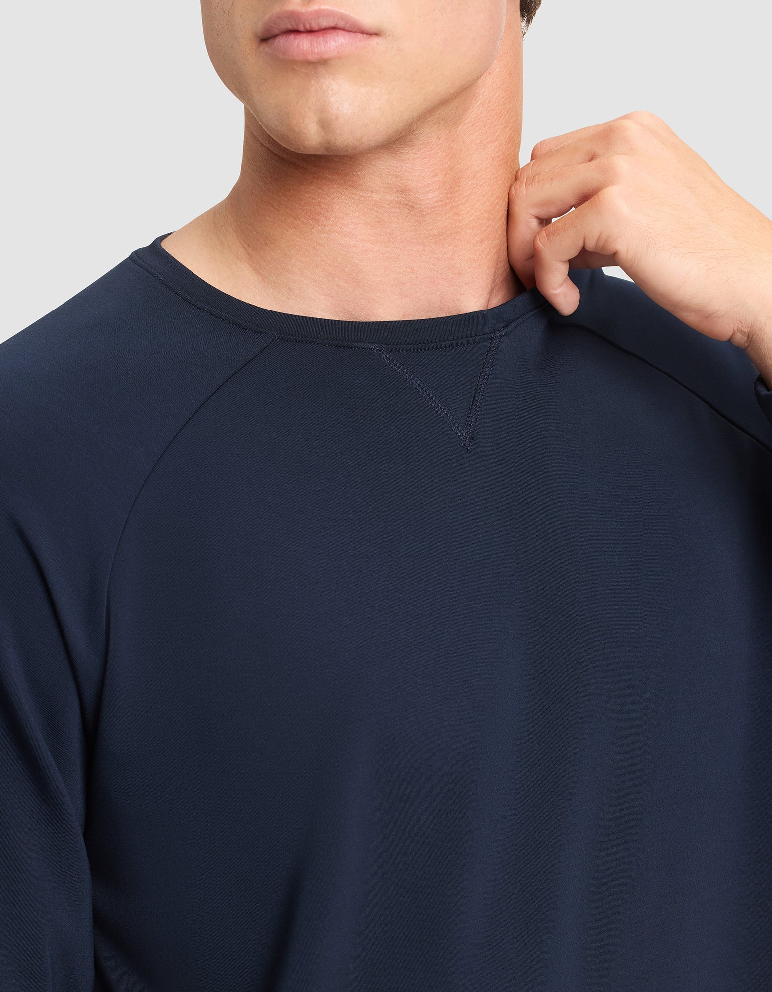 Men's Brushed Bamboo Pullover Crew - Image 23