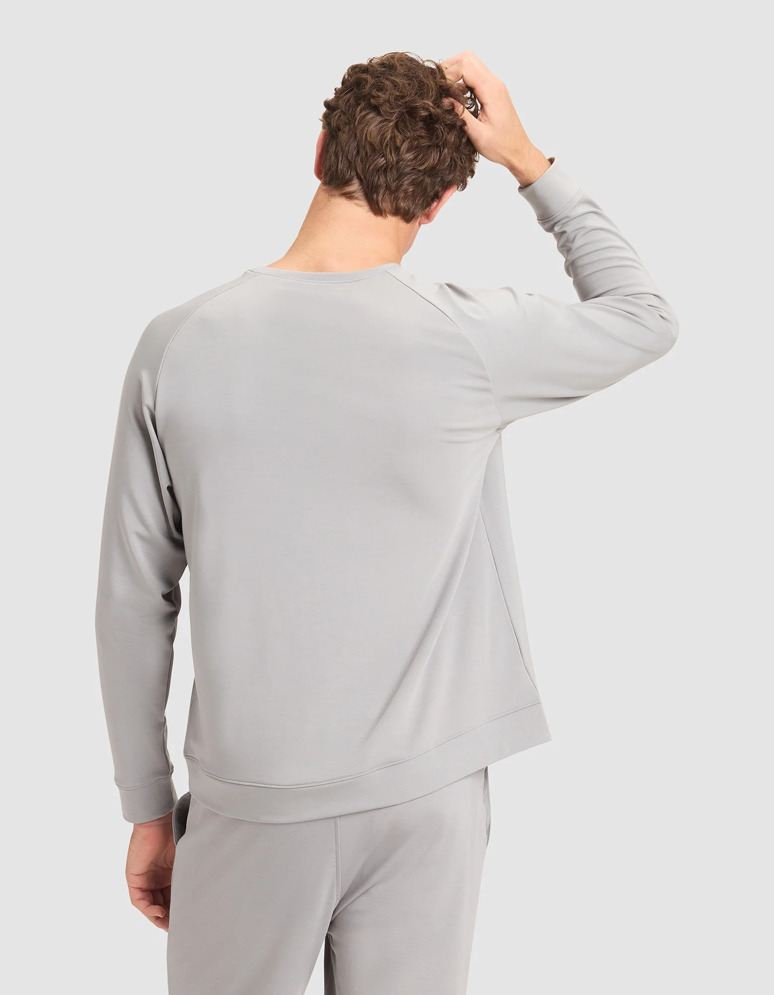 Men's Brushed Bamboo Pullover Crew - Image 24
