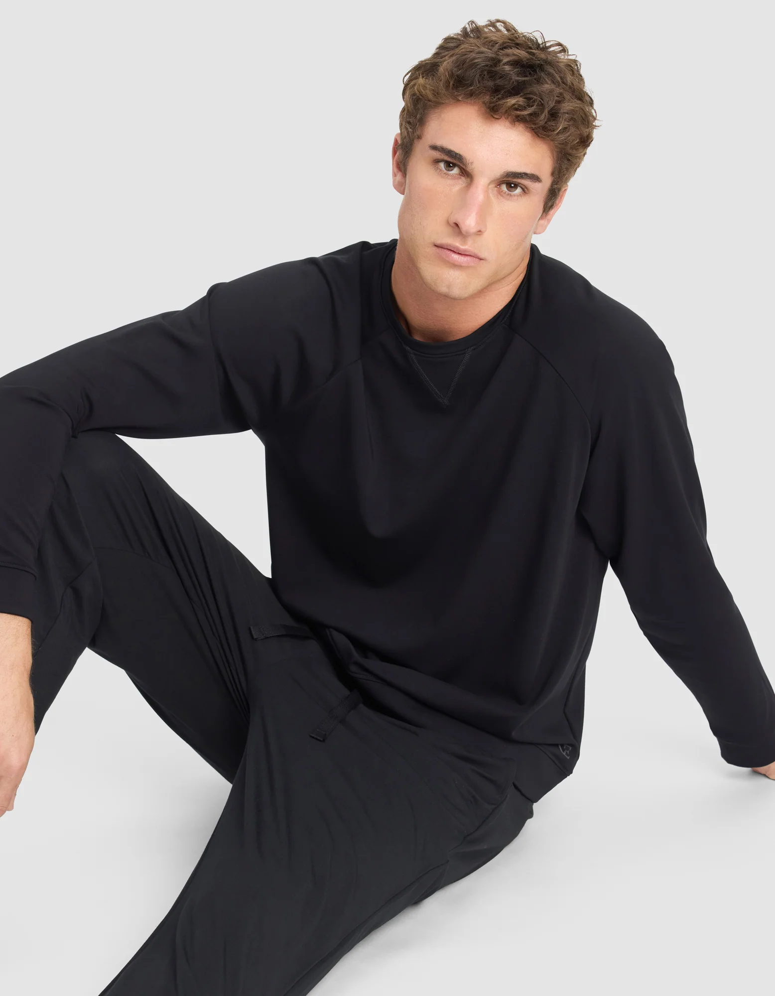 Men's Brushed Bamboo Pullover Crew - Image 27
