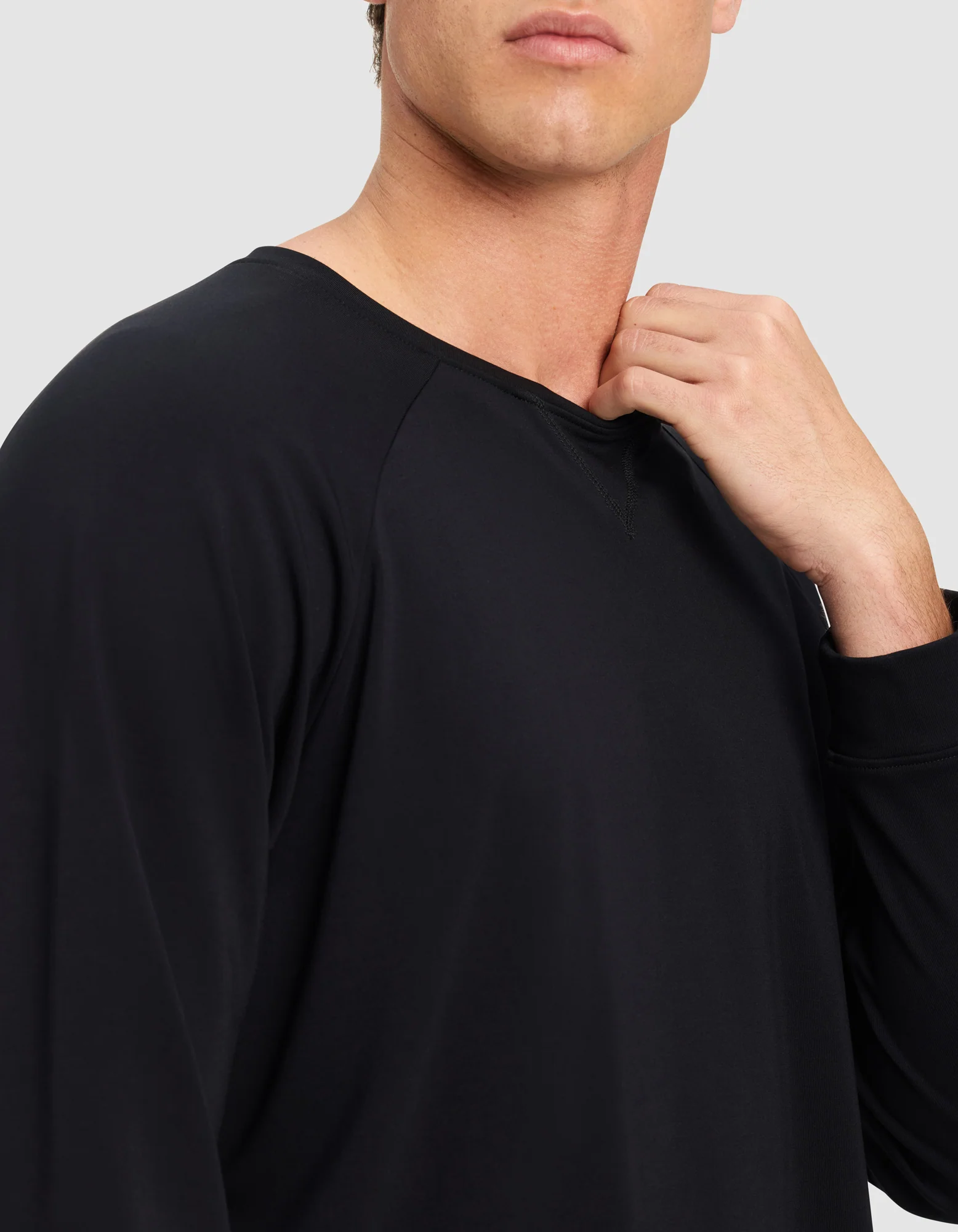 Men's Brushed Bamboo Pullover Crew - Image 28