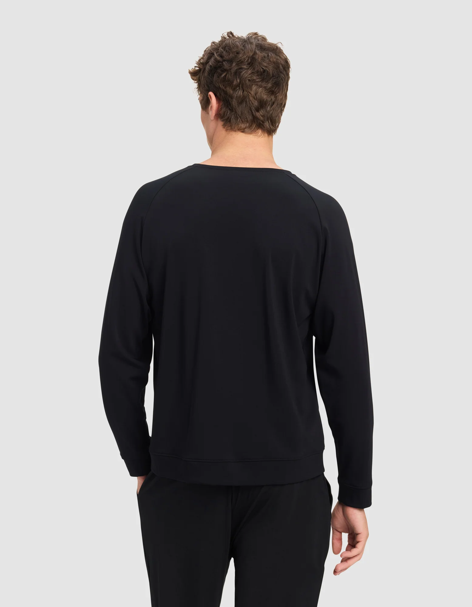 Men's Brushed Bamboo Pullover Crew - Image 6