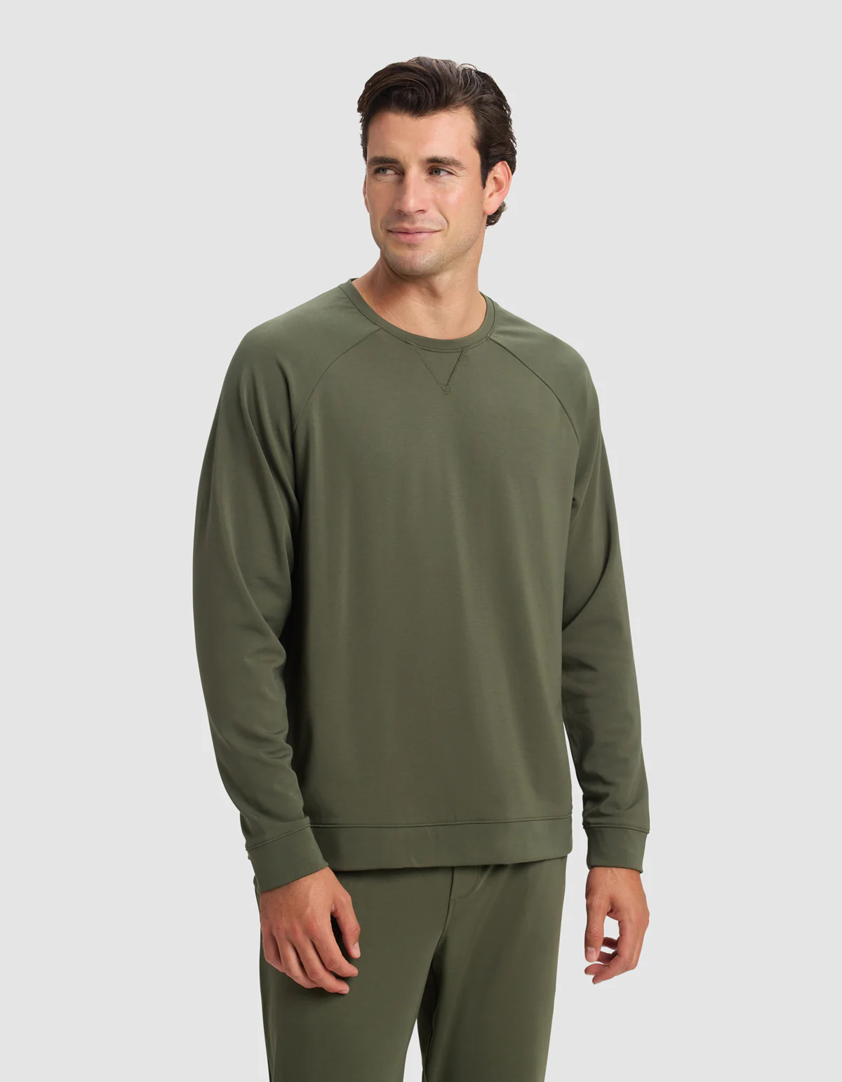 Men's Brushed Bamboo Pullover Crew - Image 7