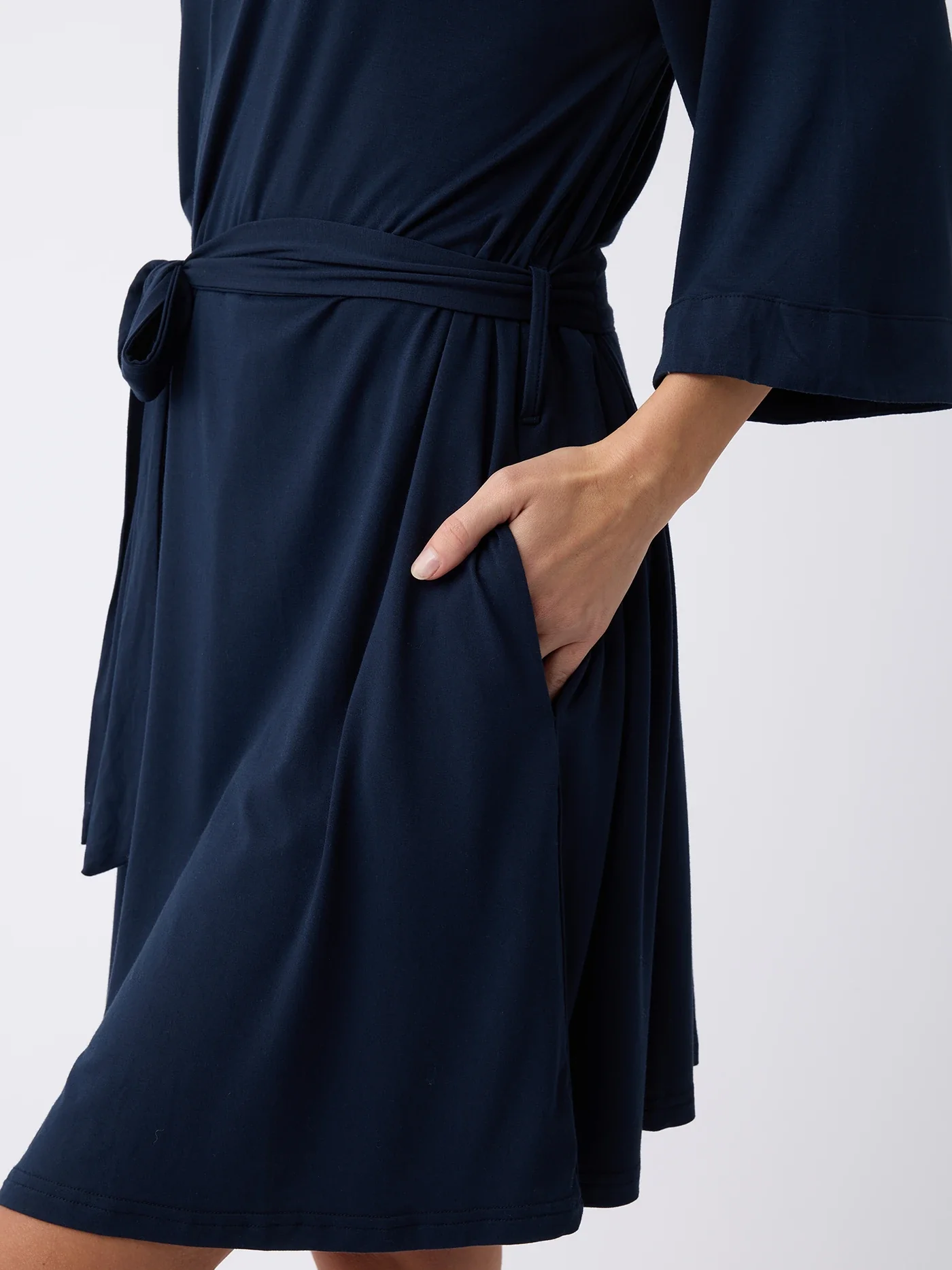 Women's Bamboo Stretch-Knit Kimono Robe - Image 15