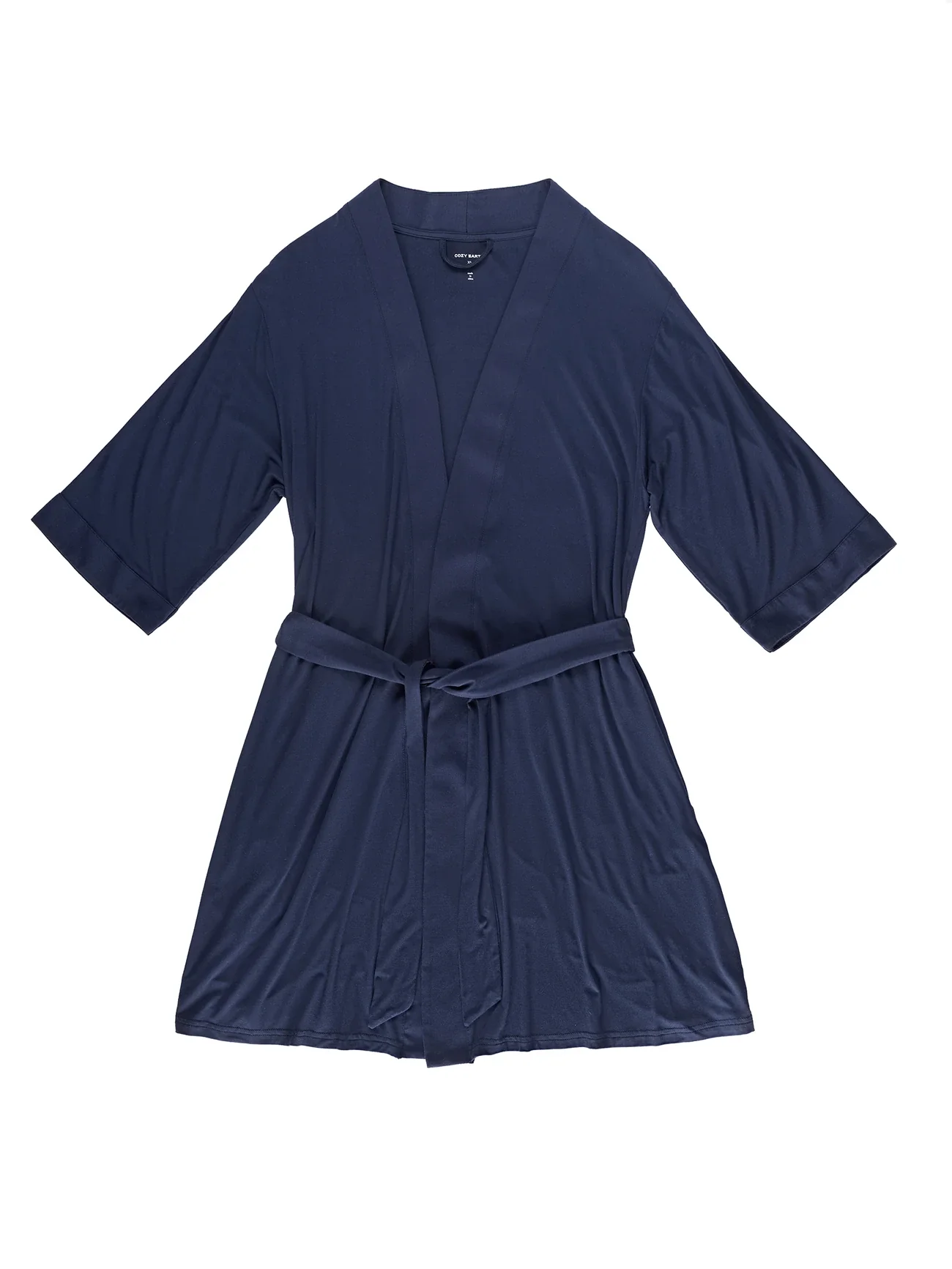 Women's Bamboo Stretch-Knit Kimono Robe - Image 18