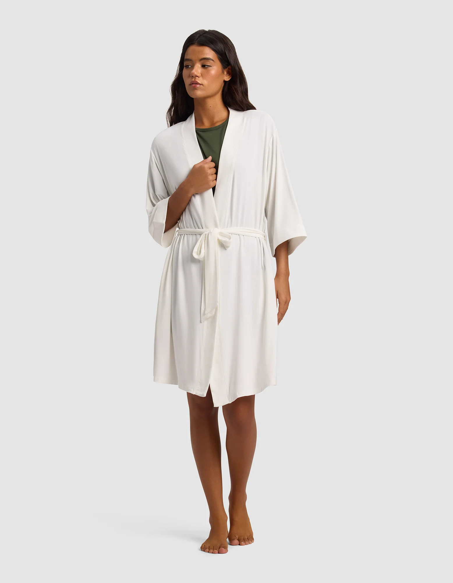 Women's Bamboo Stretch-Knit Kimono Robe - Image 24