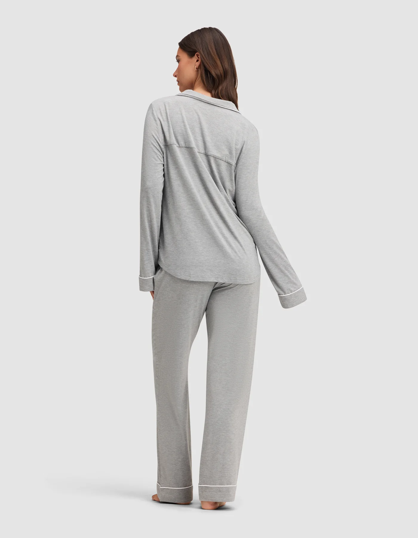 Women's Bamboo Stretch-Knit Long Sleeve Pajama Set TALL - Image 22