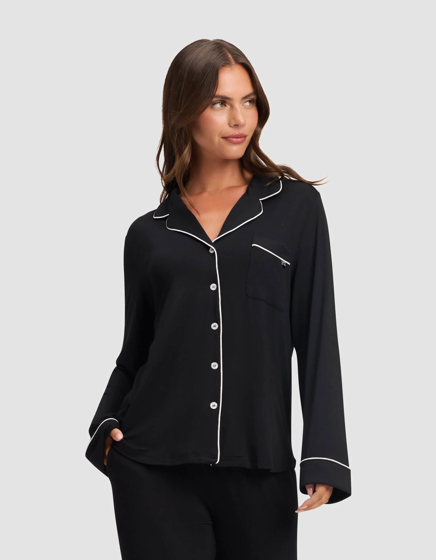 Women's Bamboo Stretch-Knit Long Sleeve Pajama Set - Image 20