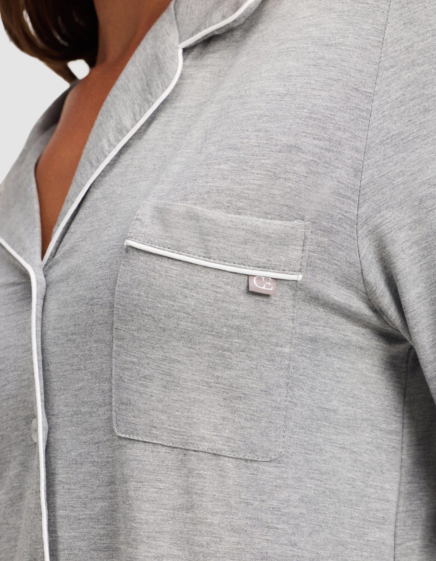 Women's Bamboo Stretch-Knit Long Sleeve Pajama Top - Image 28