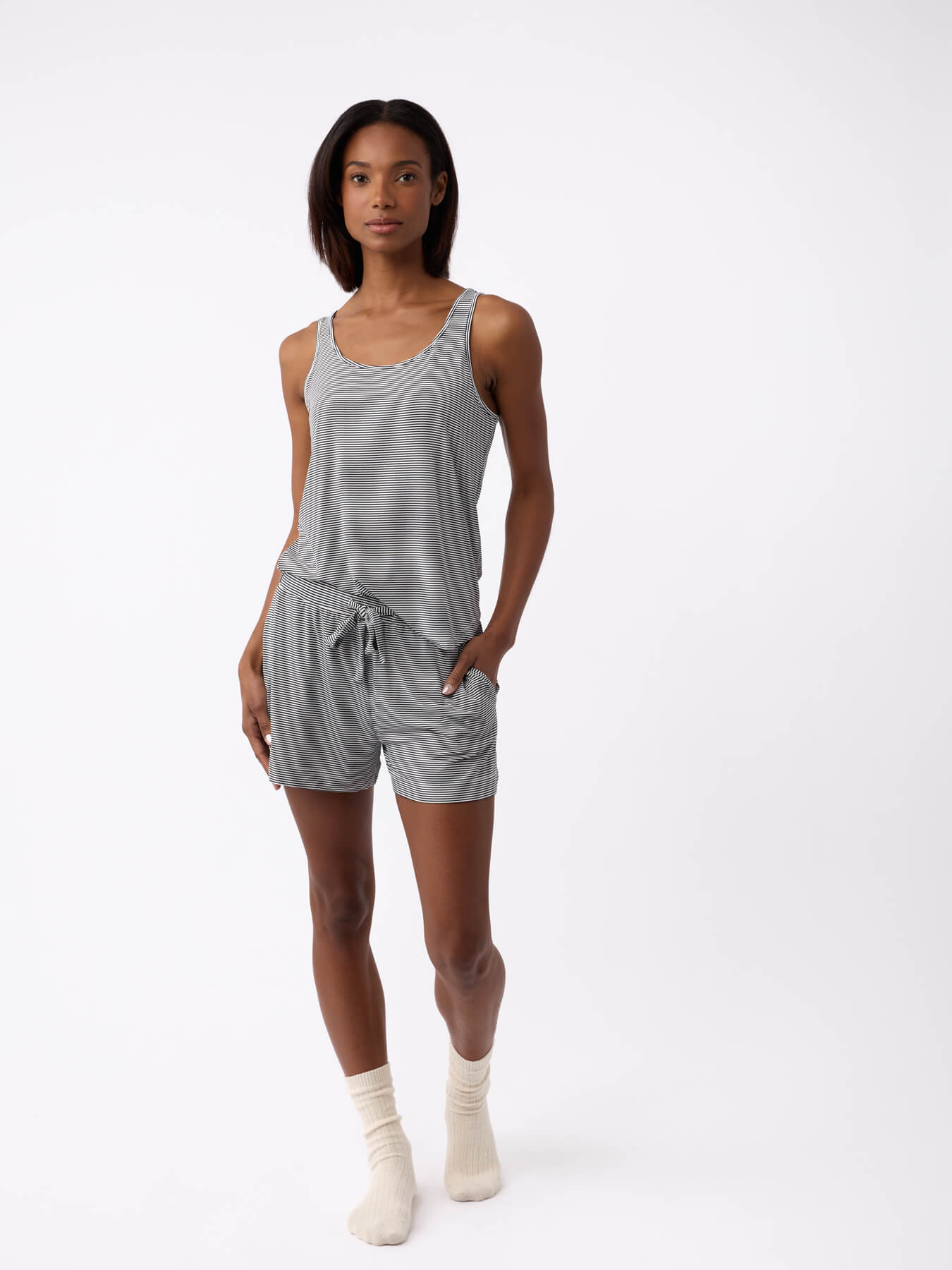 Women's Bamboo Stretch-Knit Lounge Tank - Image 25