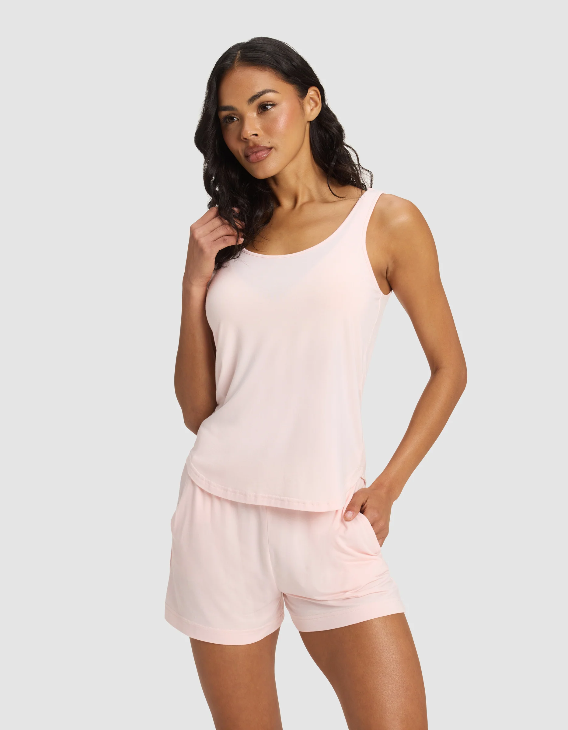 Women's Bamboo Stretch-Knit Lounge Tank - Image 3