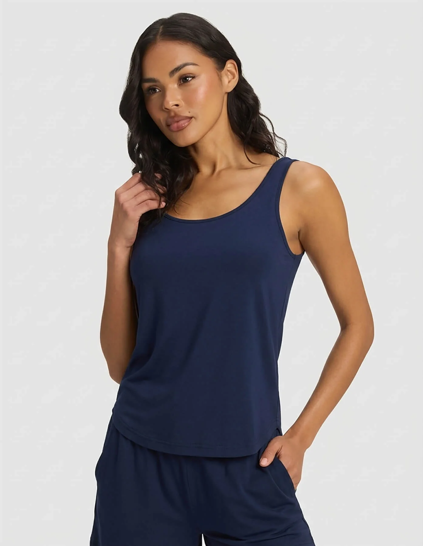 Women's Bamboo Stretch-Knit Lounge Tank - Image 30