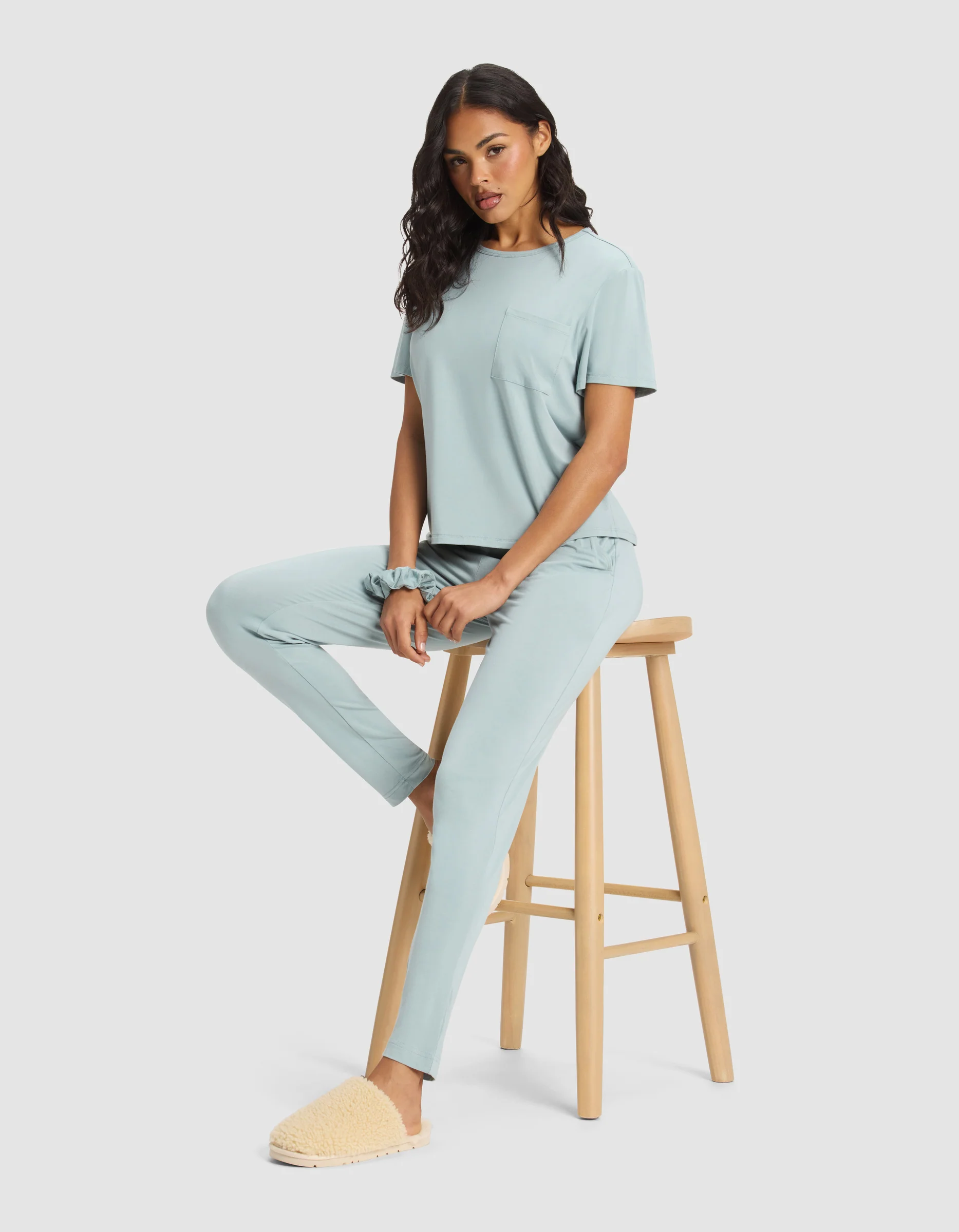 Women's Bamboo Stretch-Knit Lounge Tee - Image 11