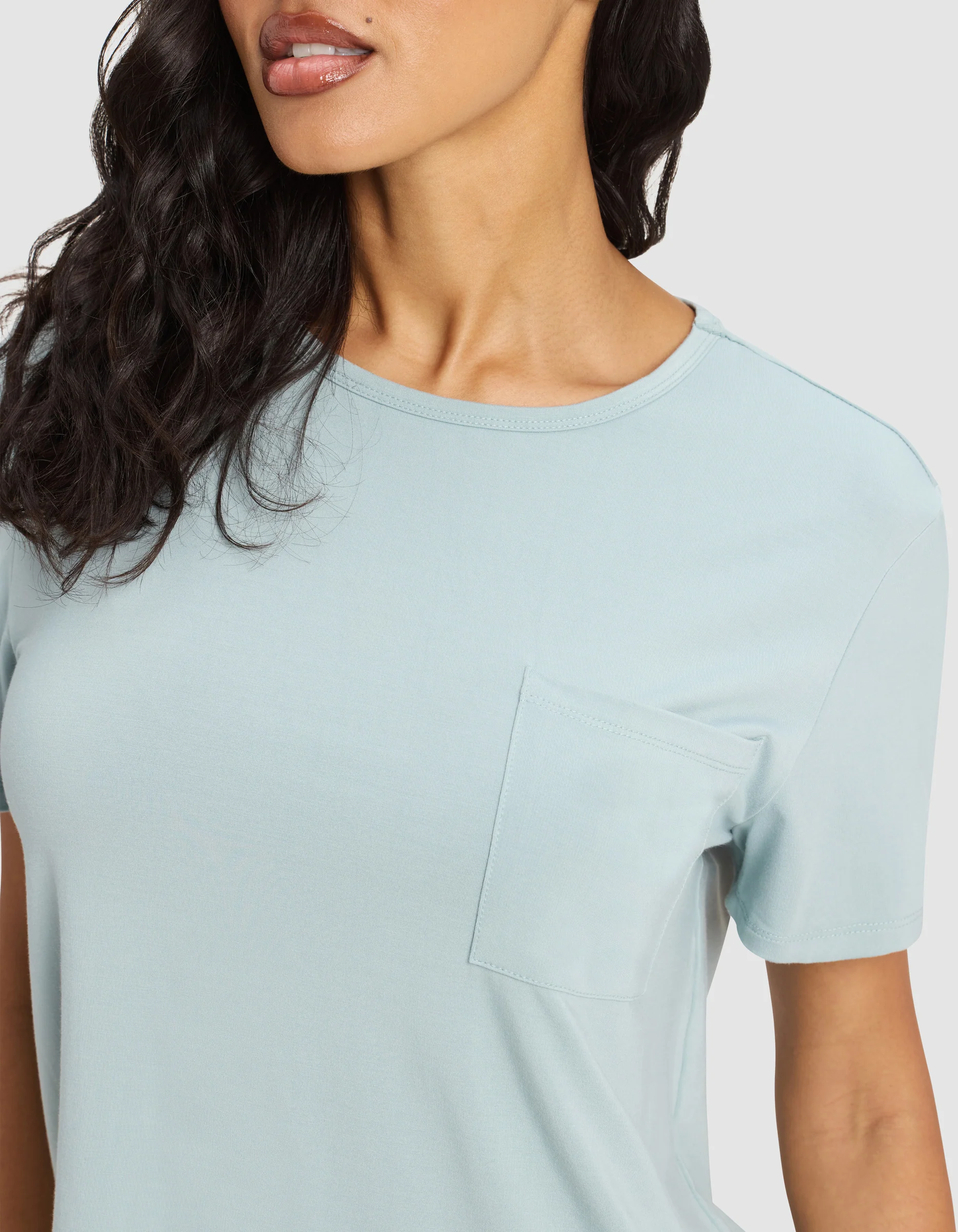Women's Bamboo Stretch-Knit Lounge Tee - Image 12