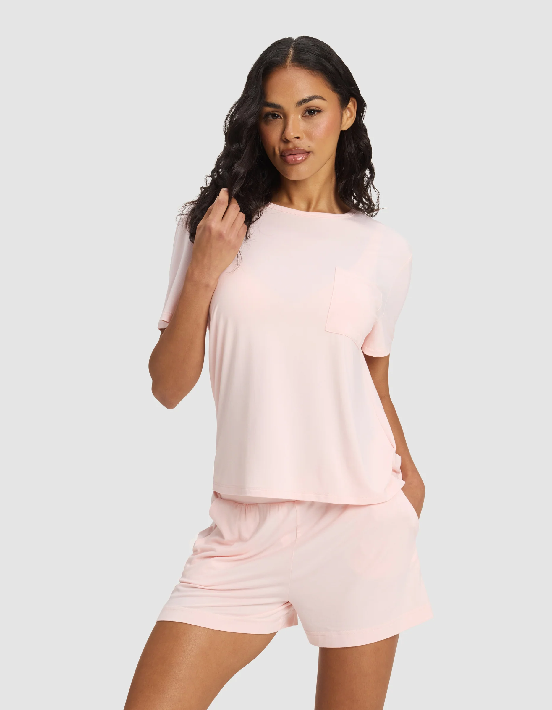 Women's Bamboo Stretch-Knit Lounge Tee - Image 13