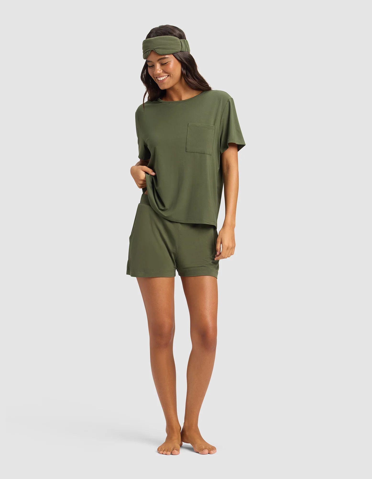 Women's Bamboo Stretch-Knit Lounge Tee - Image 19