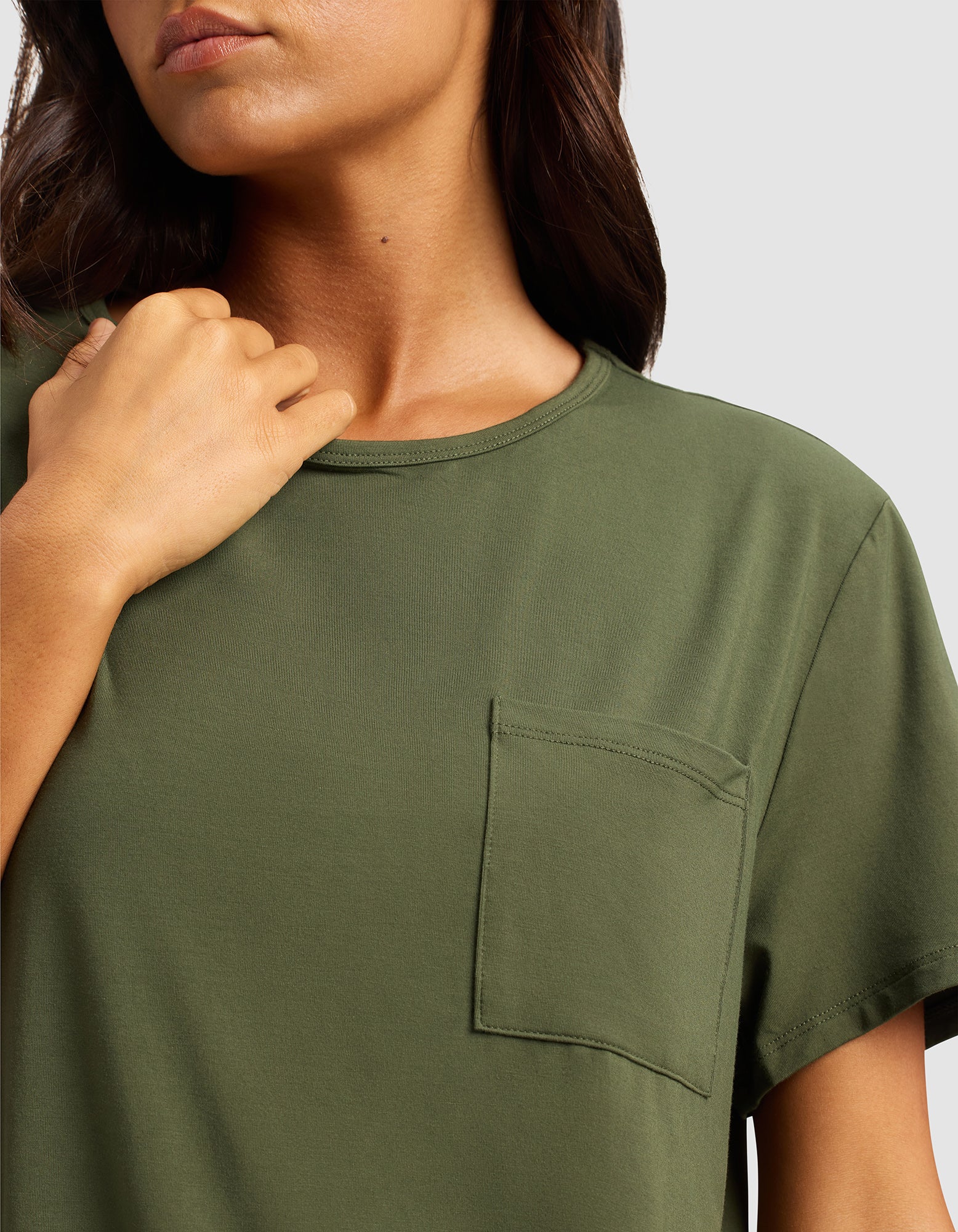 Women's Bamboo Stretch-Knit Lounge Tee - Image 20