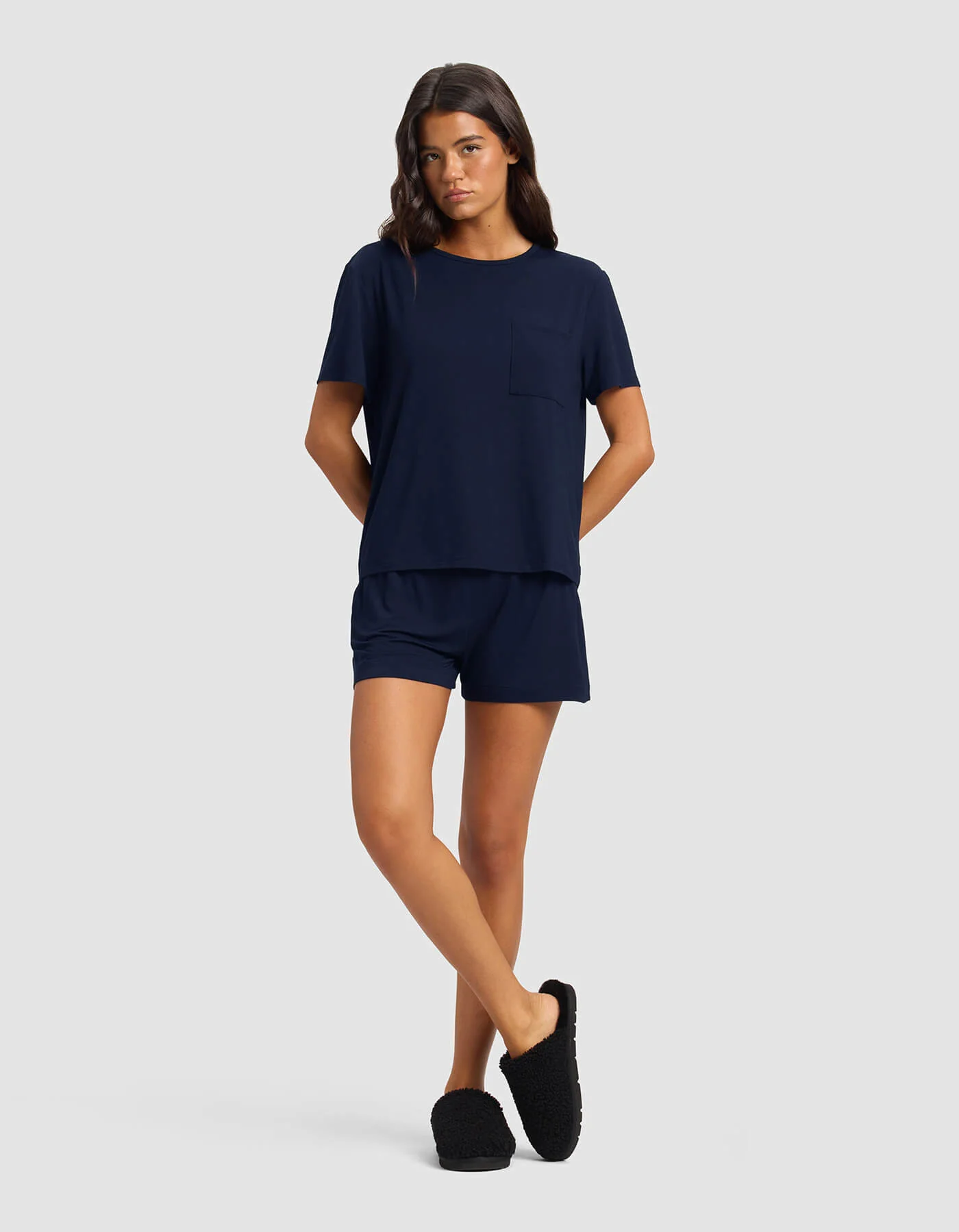 Women's Bamboo Stretch-Knit Lounge Tee - Image 29