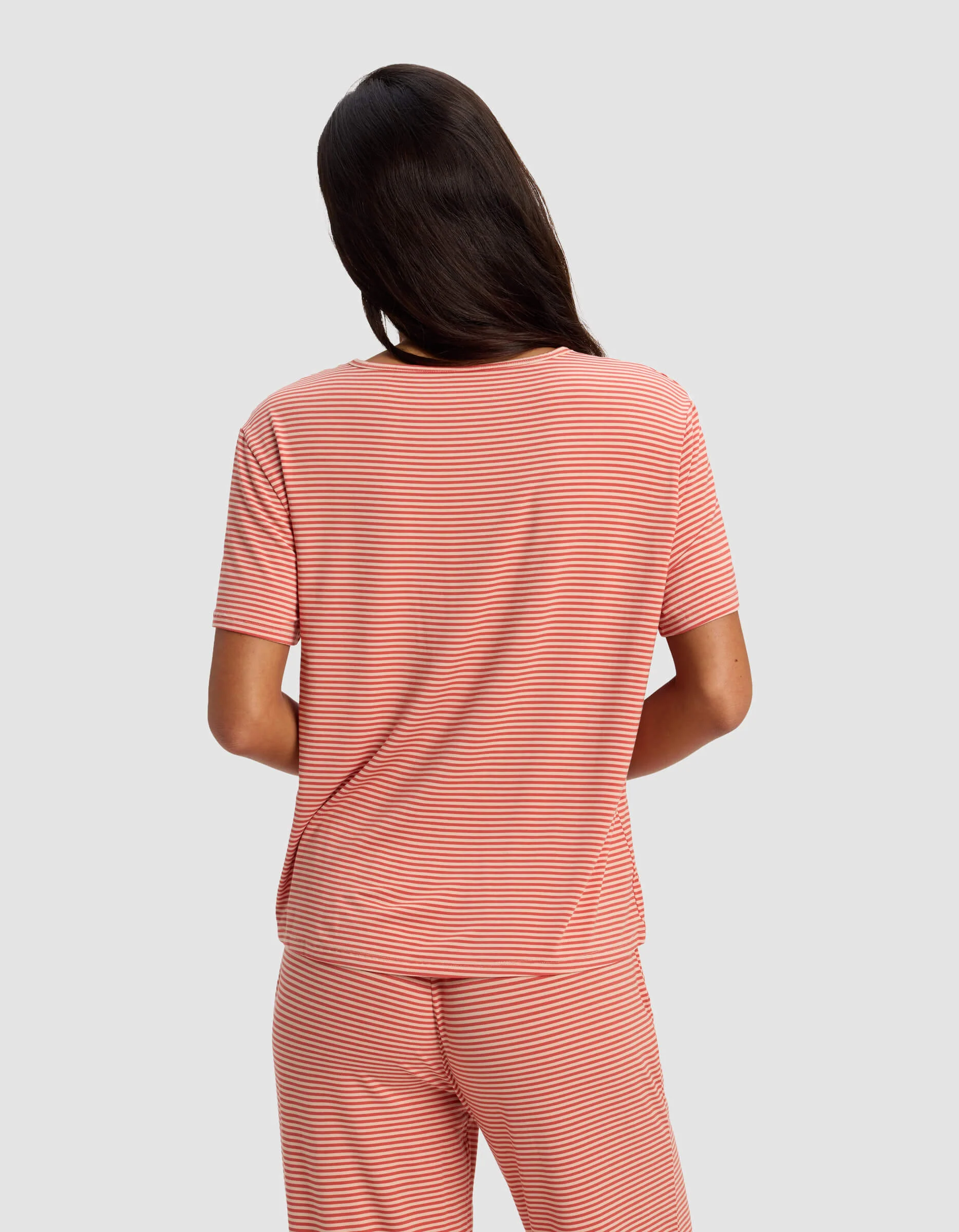 Women's Bamboo Stretch-Knit Lounge Tee - Image 33