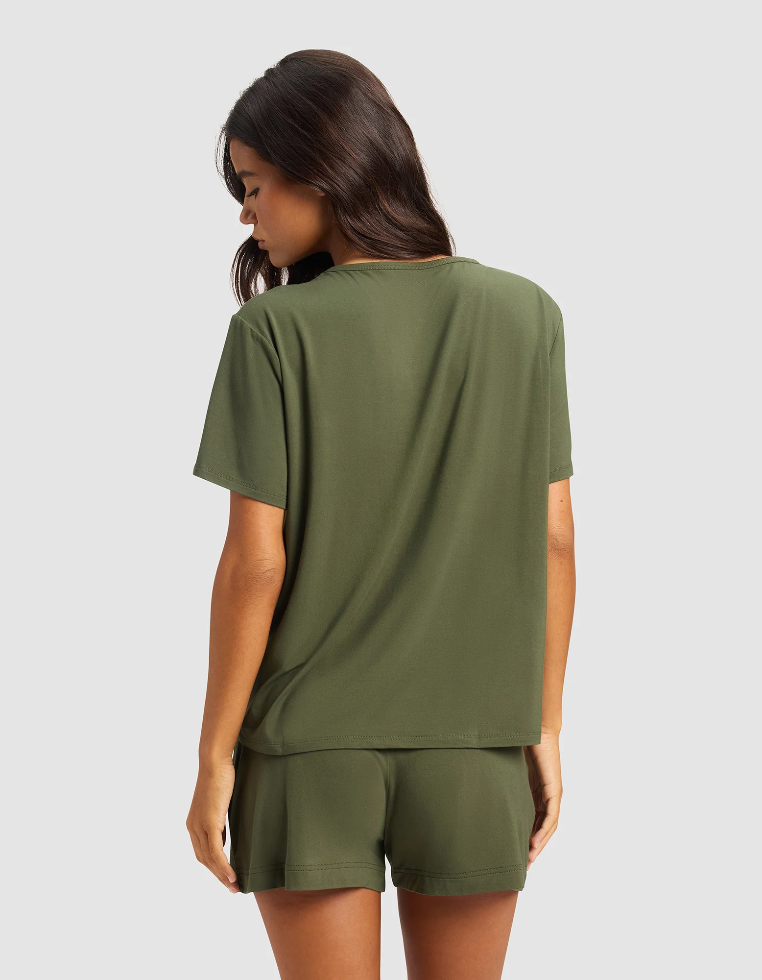 Women's Bamboo Stretch-Knit Lounge Tee - Image 4