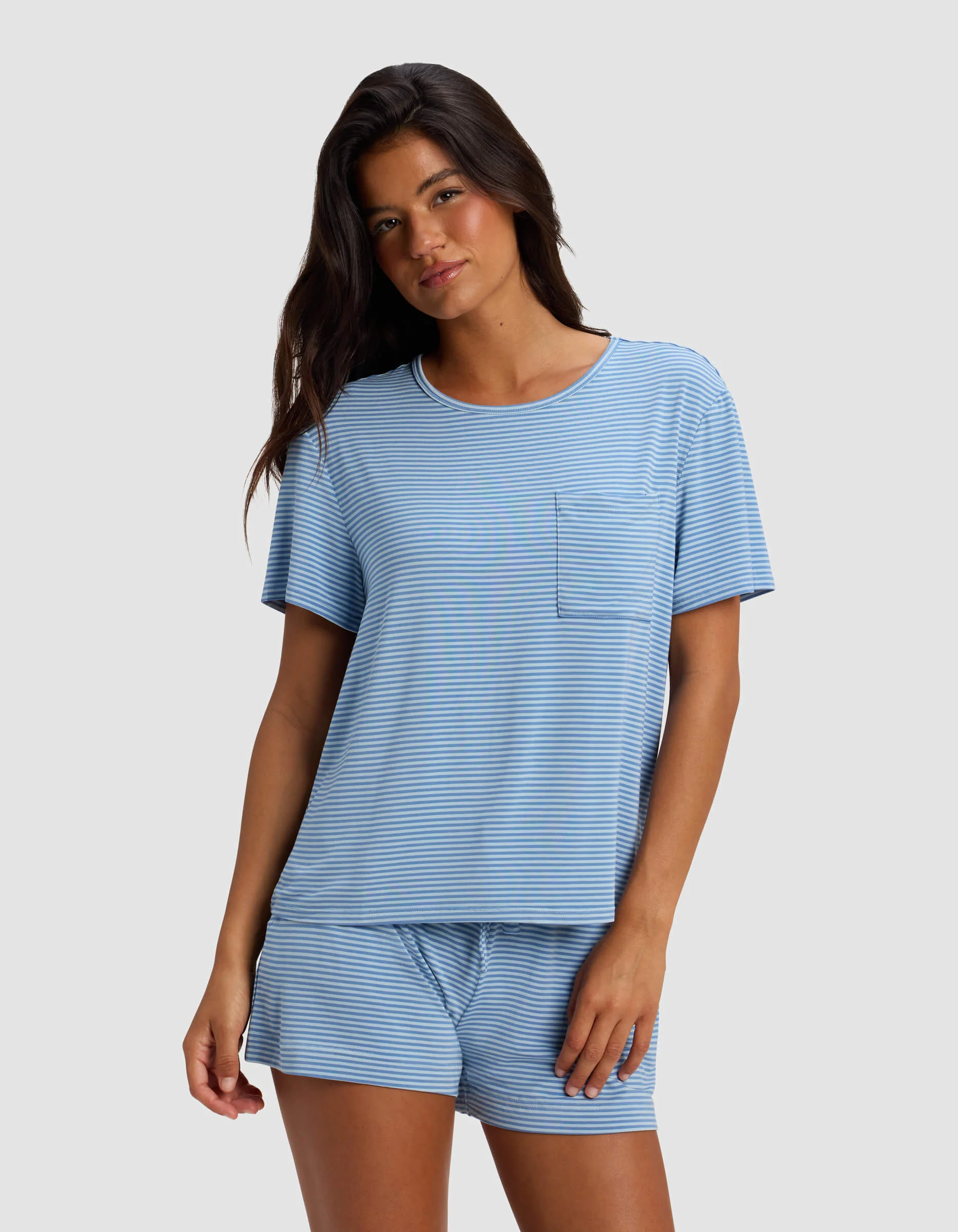 Women's Bamboo Stretch-Knit Lounge Tee - Image 5