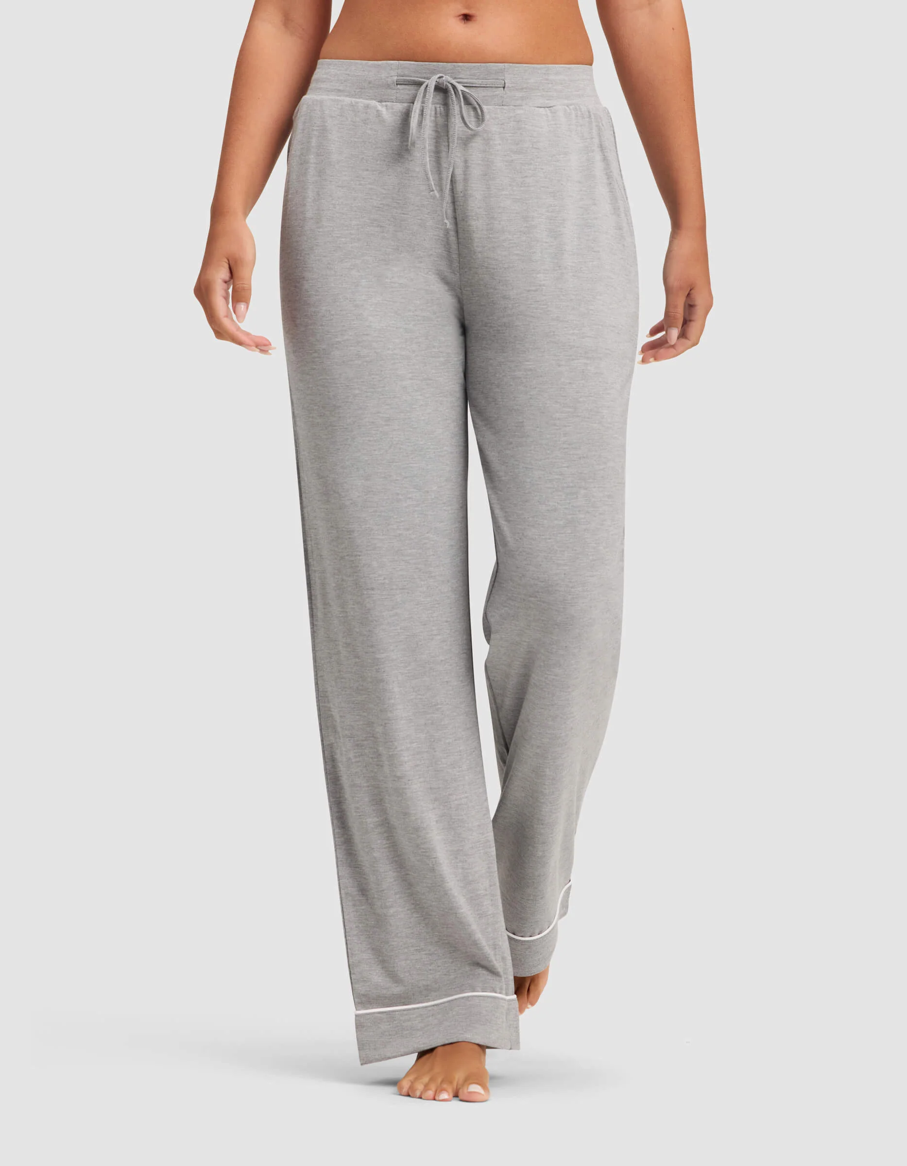 Women's Bamboo Stretch-Knit Long Sleeve Pajama Set - Image 36
