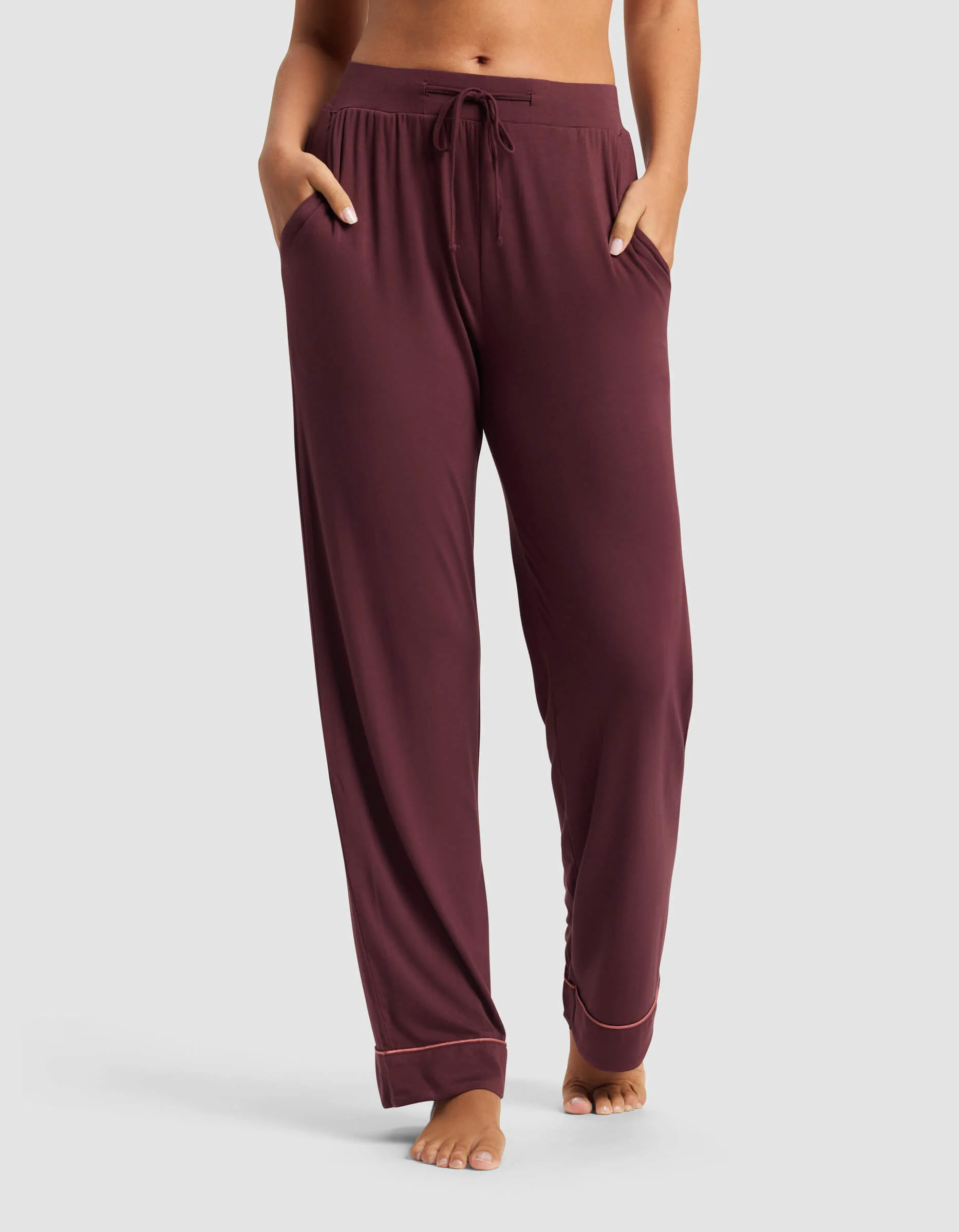 Women's Bamboo Stretch-Knit Long Sleeve Pajama Set - Image 82