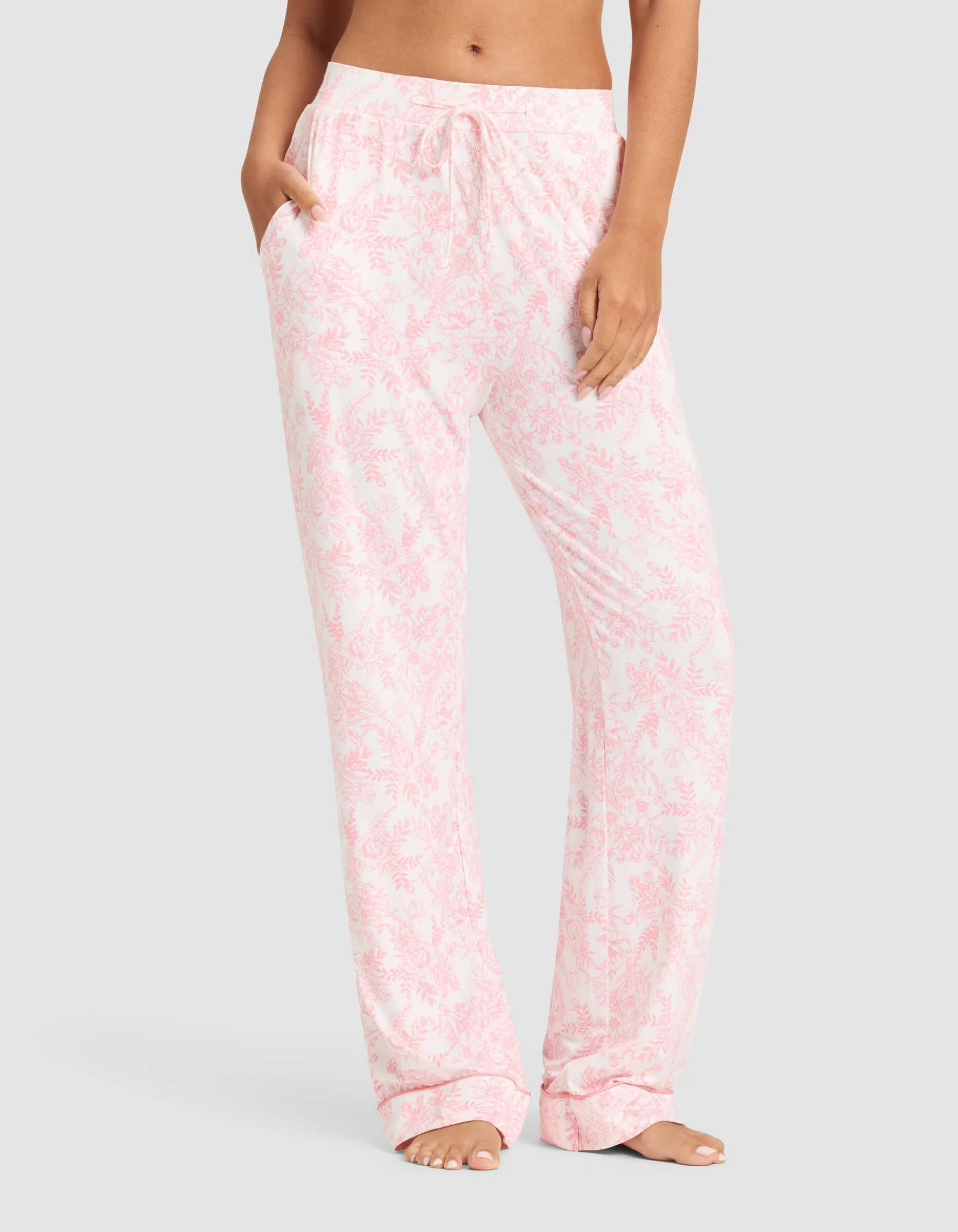 Women's Bamboo Stretch-Knit Long Sleeve Pajama Set - Image 77