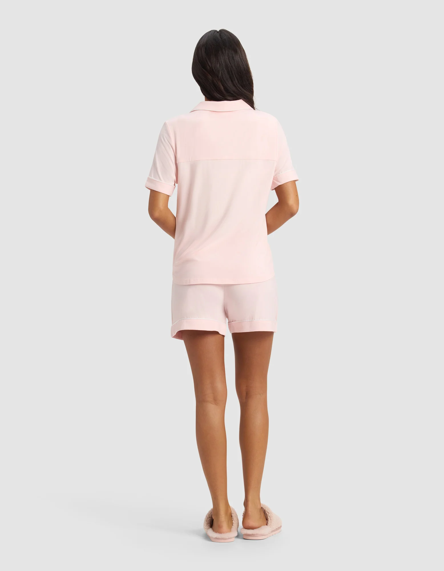 Women's Bamboo Stretch-Knit Short Sleeve Pajama Set - Image 55