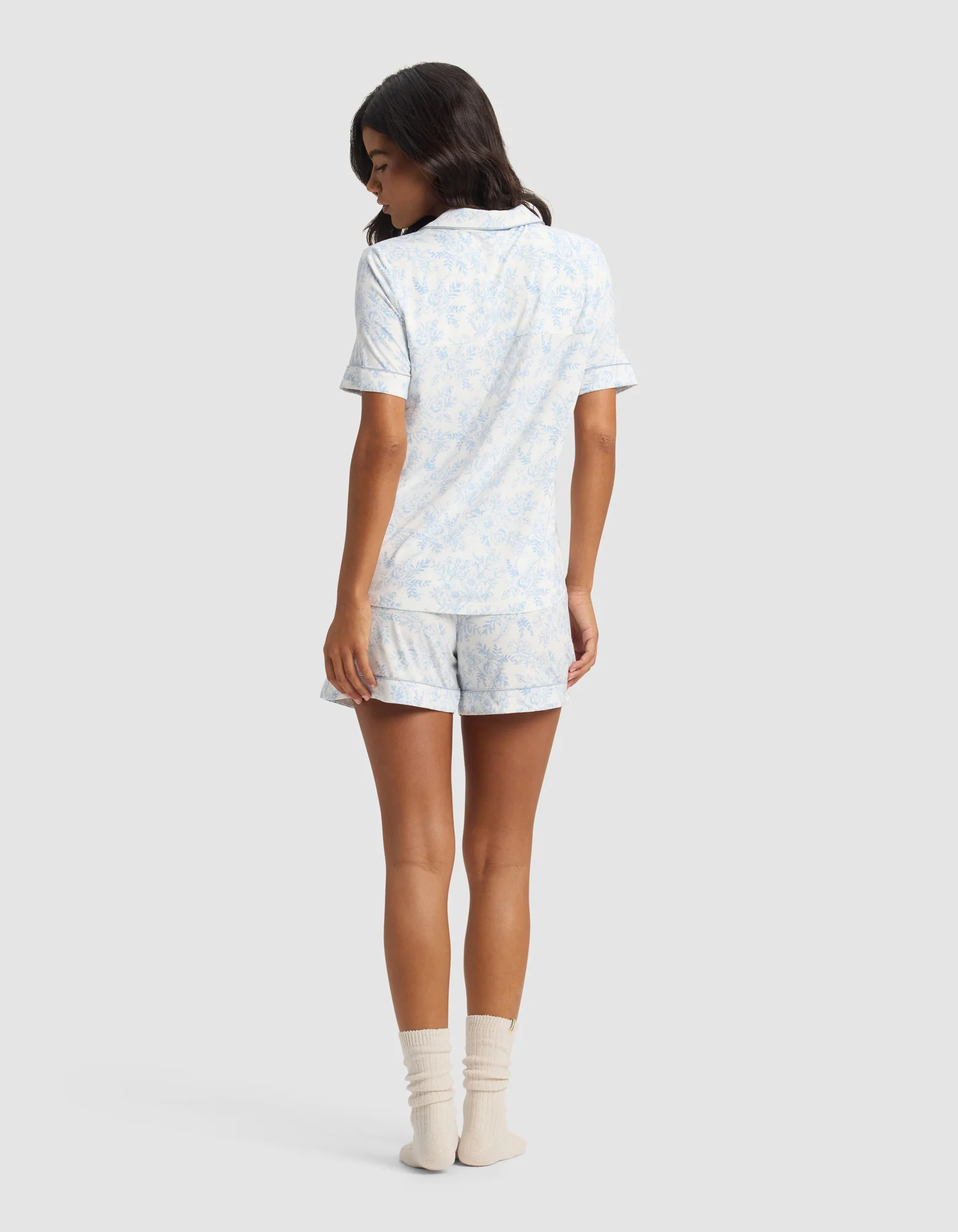 Women's Bamboo Stretch-Knit Short Sleeve Pajama Set - Image 62