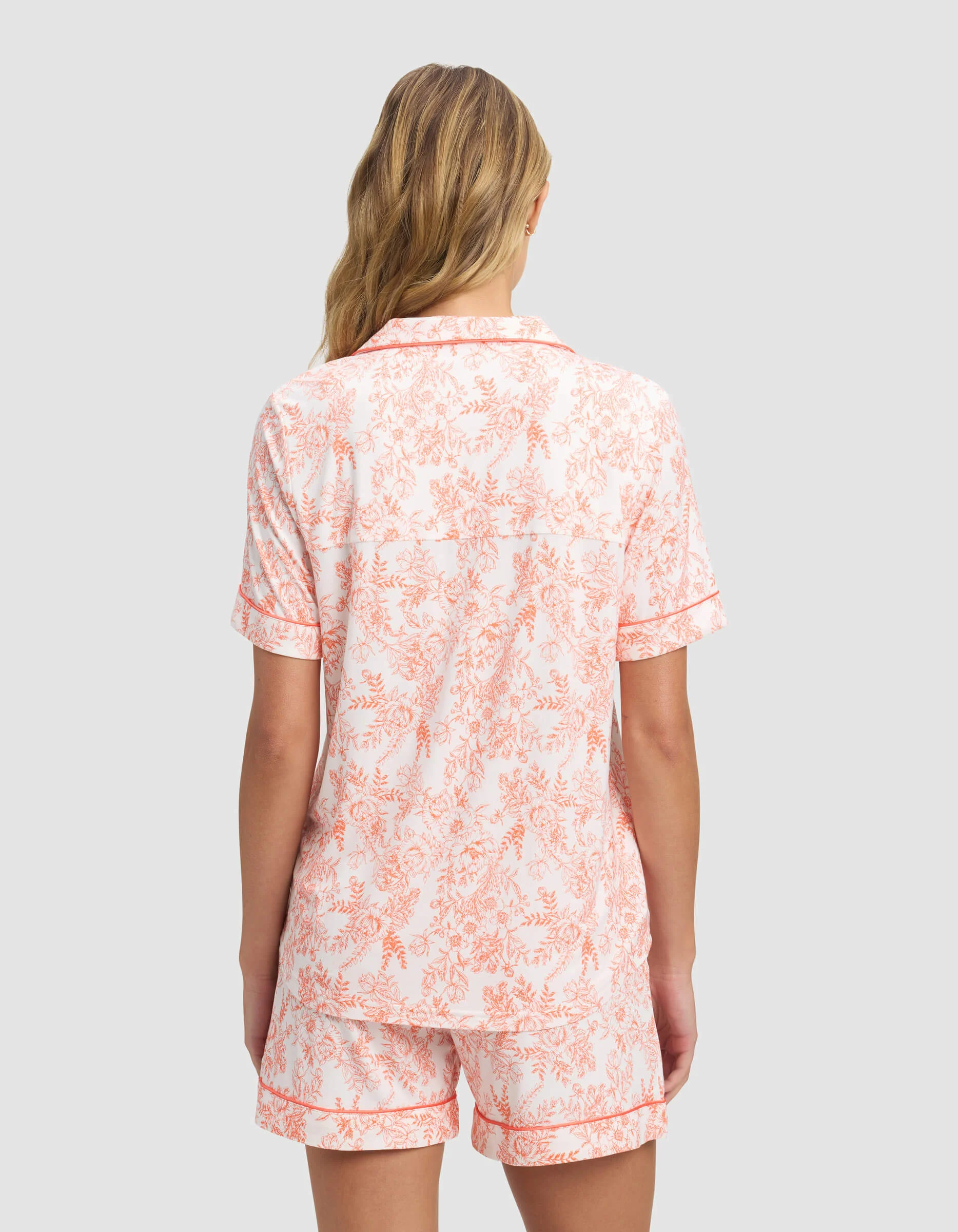 Women's Bamboo Stretch-Knit Short Sleeve Pajama Top - Image 8