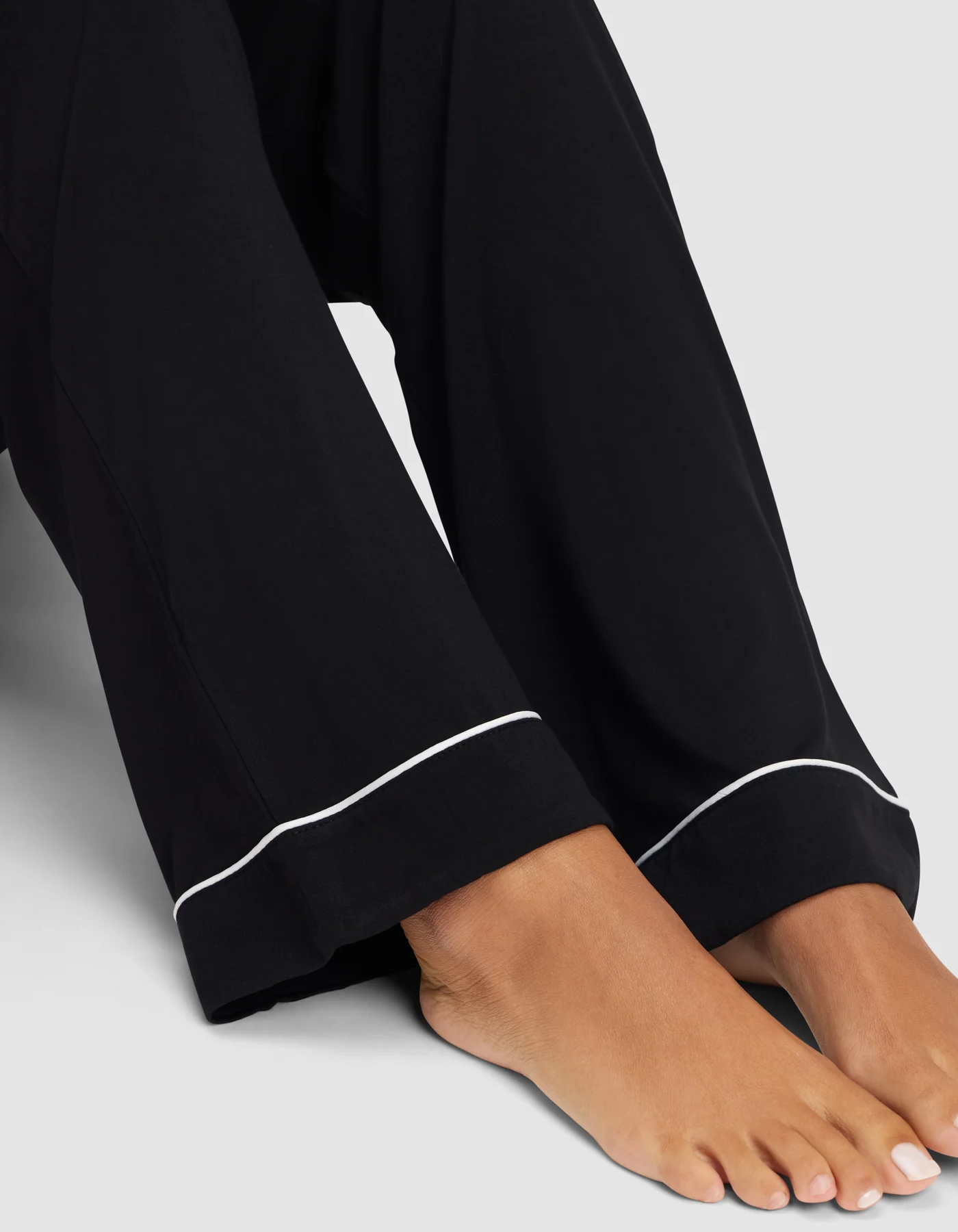 Women's Bamboo Stretch-Knit Short Sleeve & Pant Pajama Set - Image 29