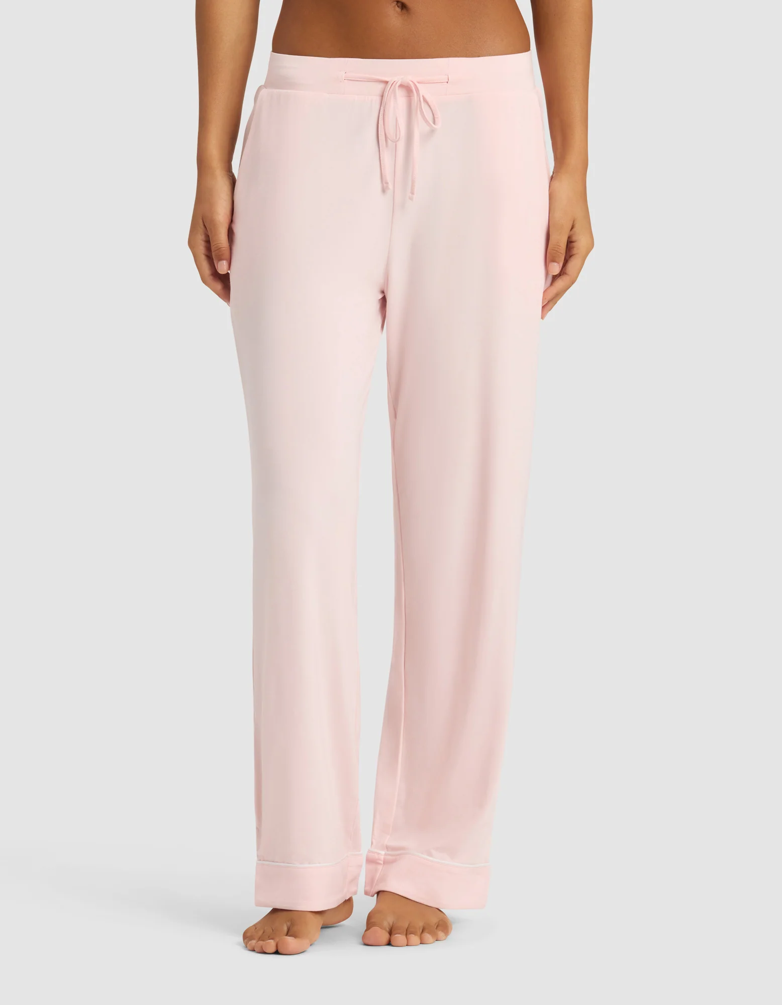 Women's Bamboo Stretch-Knit Short Sleeve & Pant Pajama Set - Image 68