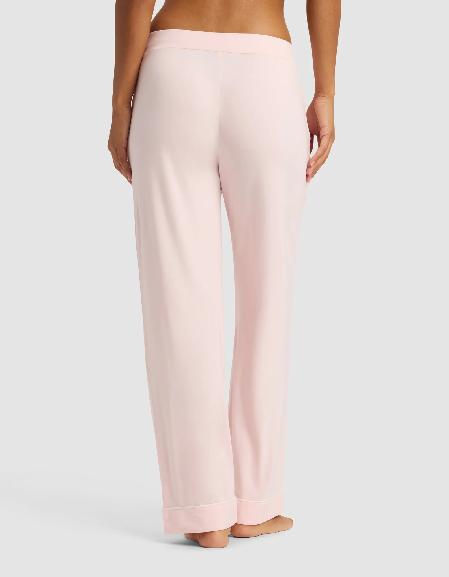 Women's Bamboo Stretch-Knit Short Sleeve & Pant Pajama Set - Image 69