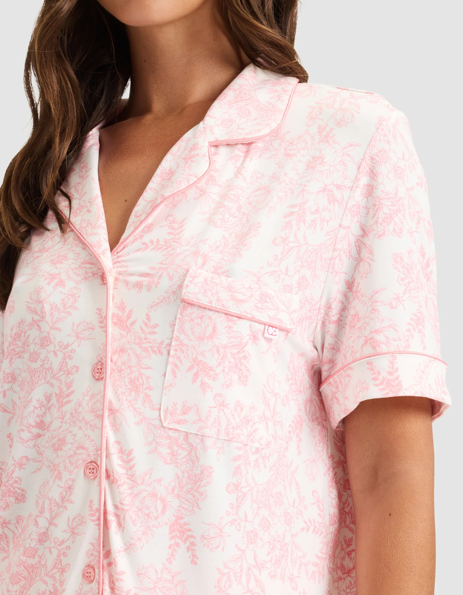 Women's Bamboo Stretch-Knit Short Sleeve Pajama Set - Image 70